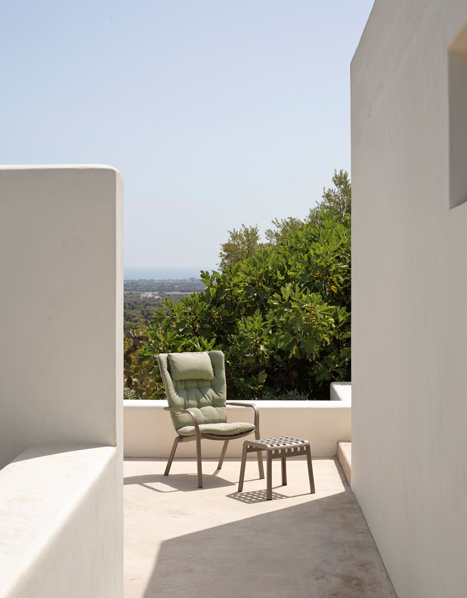 Outdoor Armchair FOLIO agave green