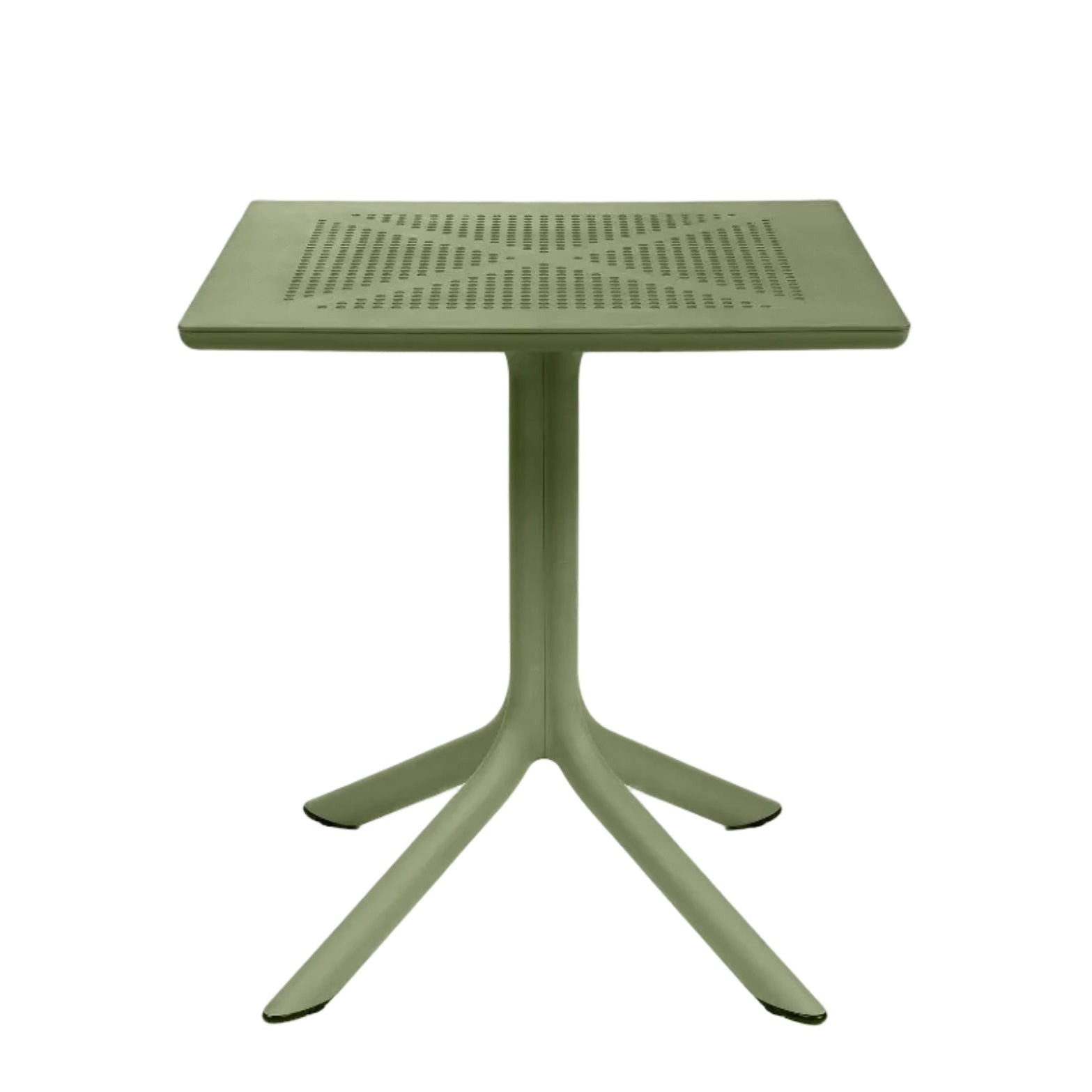 Quadratischer Außentisch CLIP Agave Grün