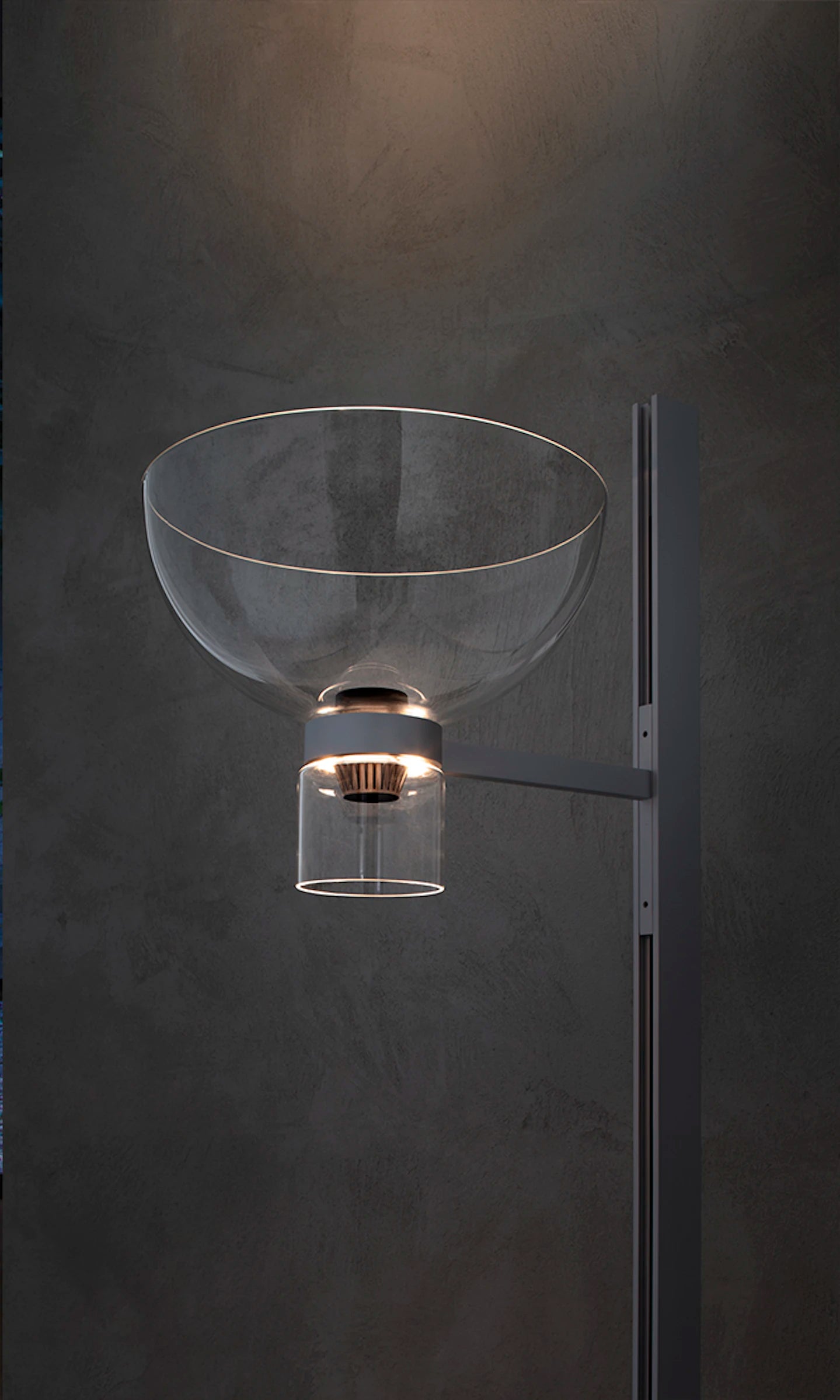Stehlampe NOCTURNE F1 BOWL schwarz