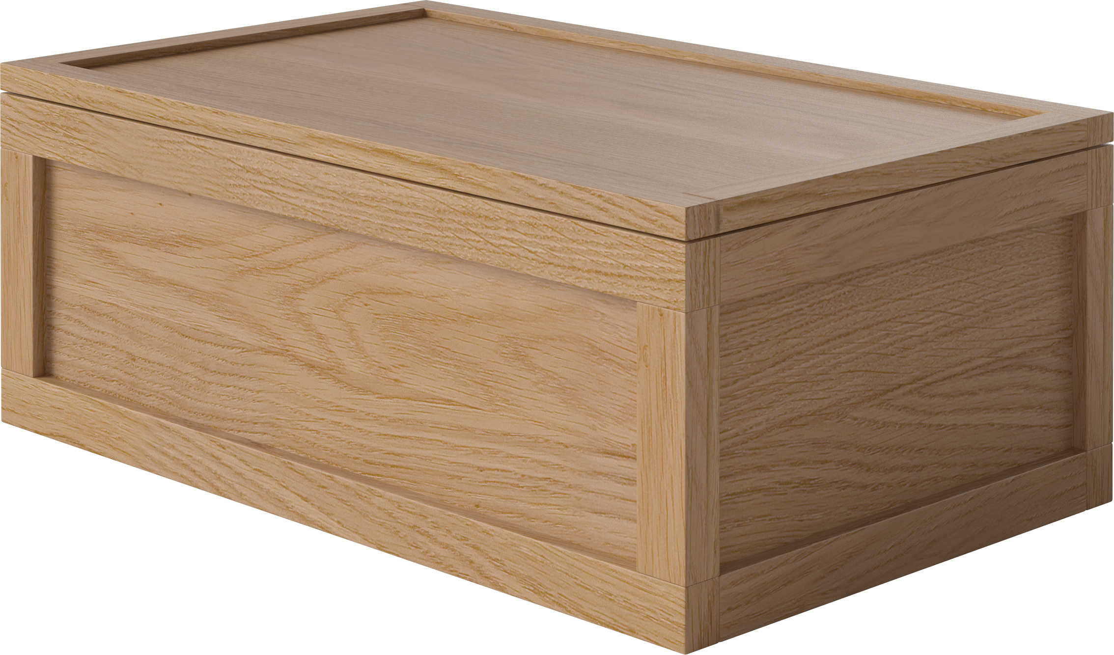Decorative box norie oak wood