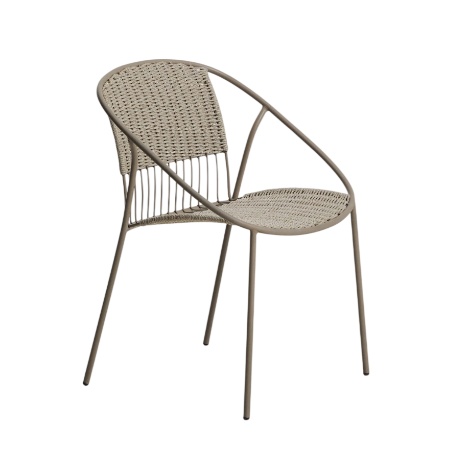 ATRANI taupe garden chair
