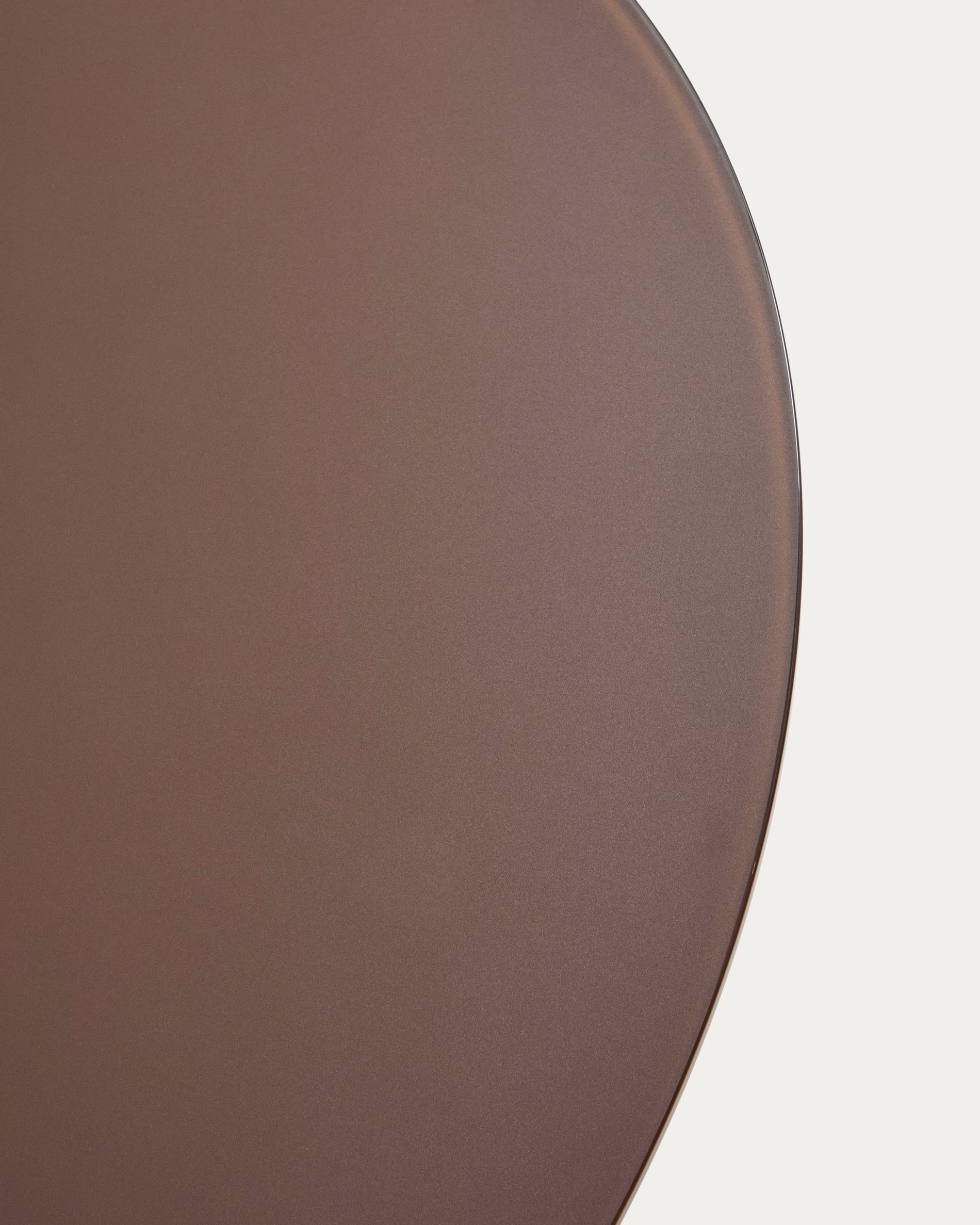 Runder Gartentisch ERICE braun