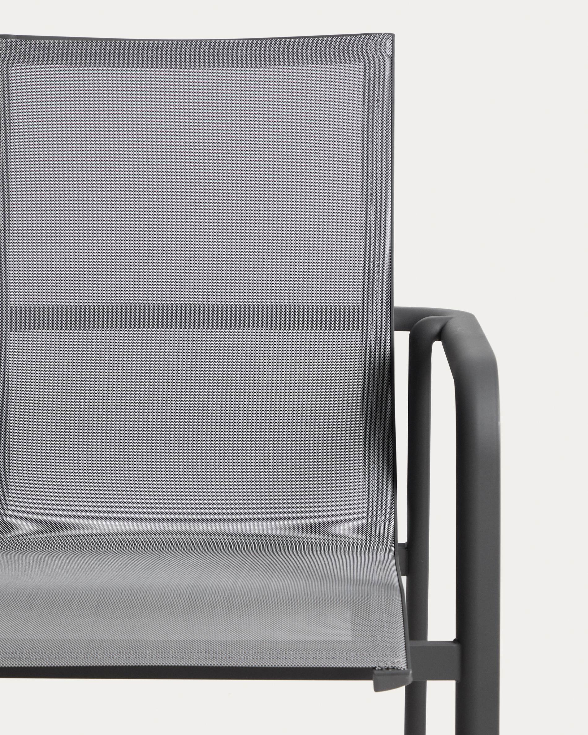 Gartenstuhl CANEA graphitfarben