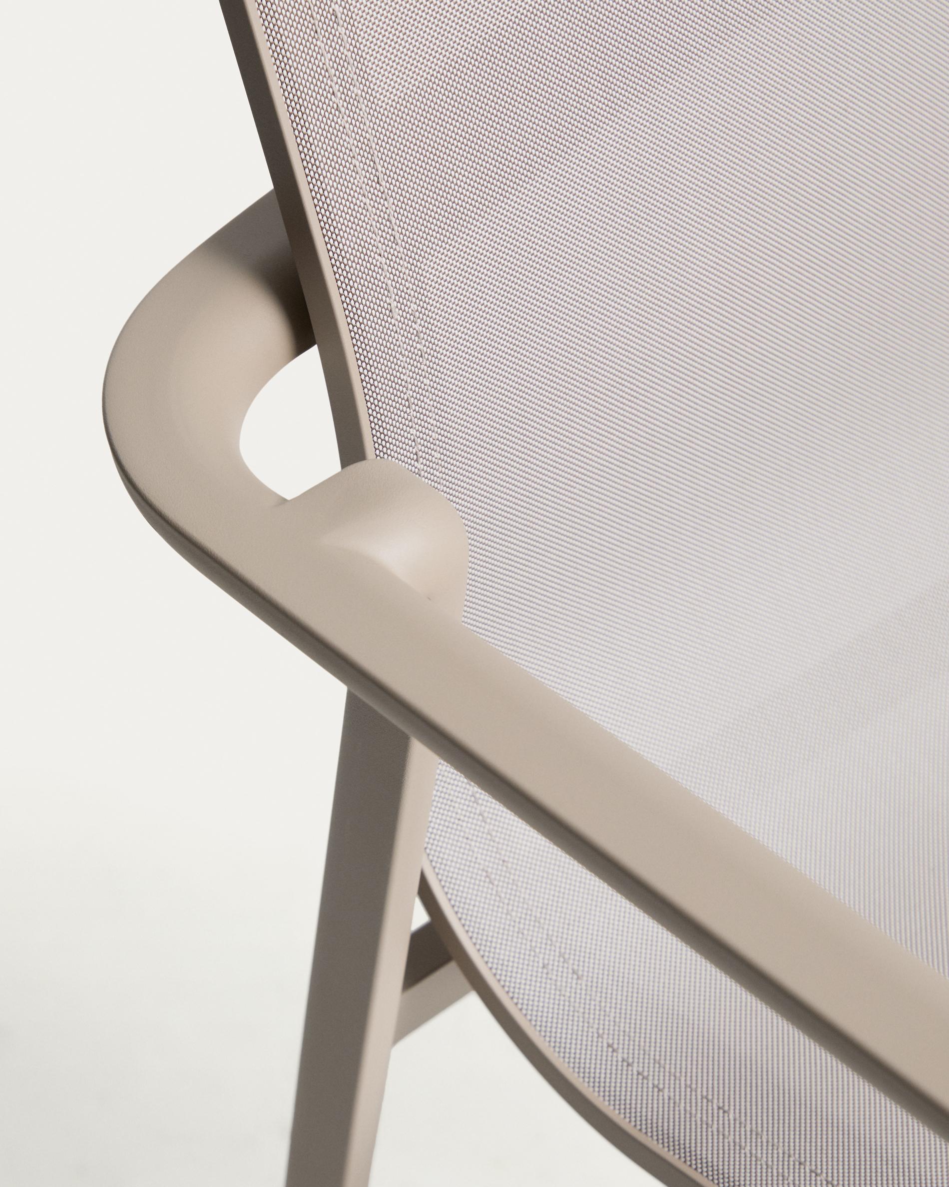 CANEA taupe garden chair
