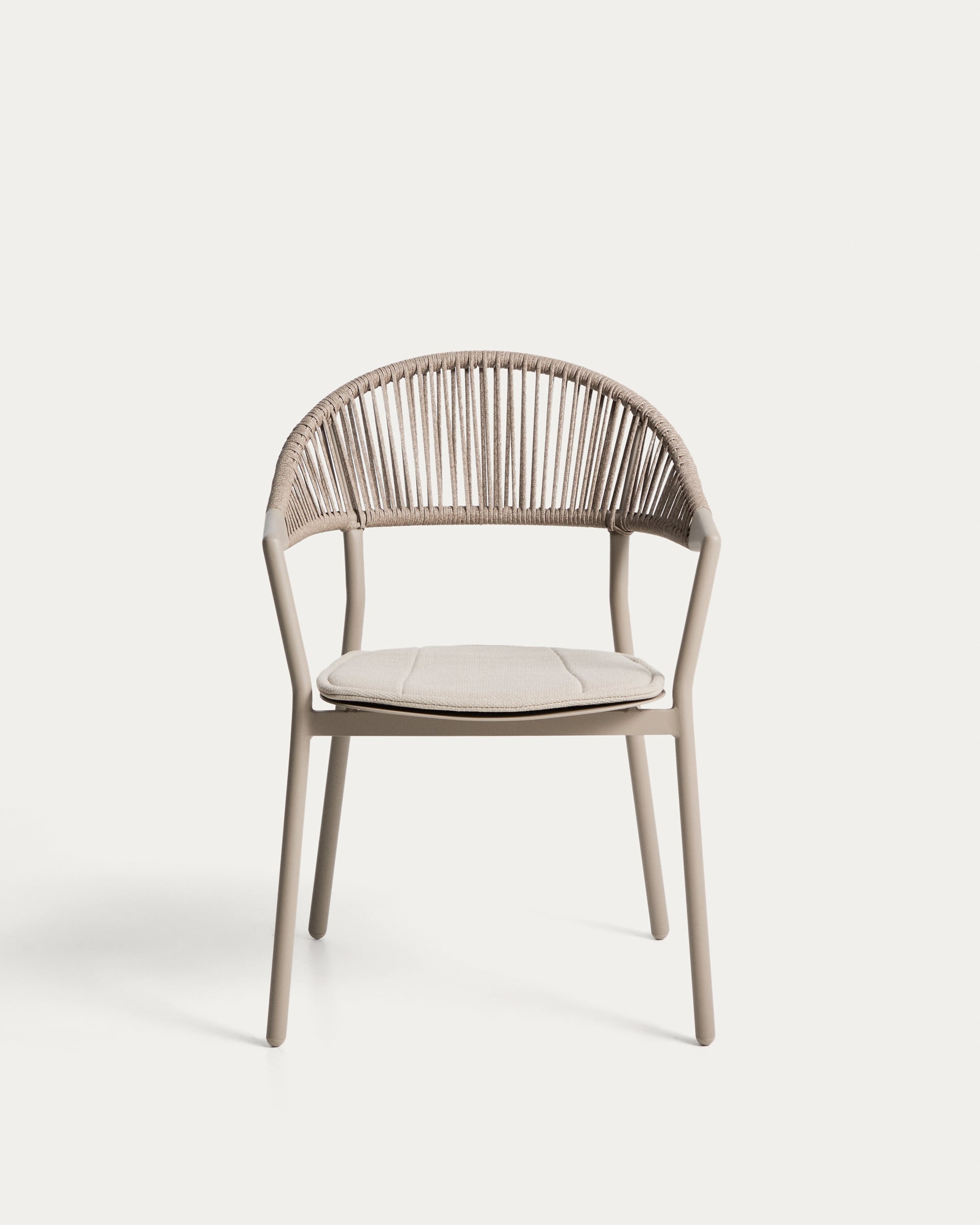 Krzesło ogrodowe ALIMIA taupe – Kave Home