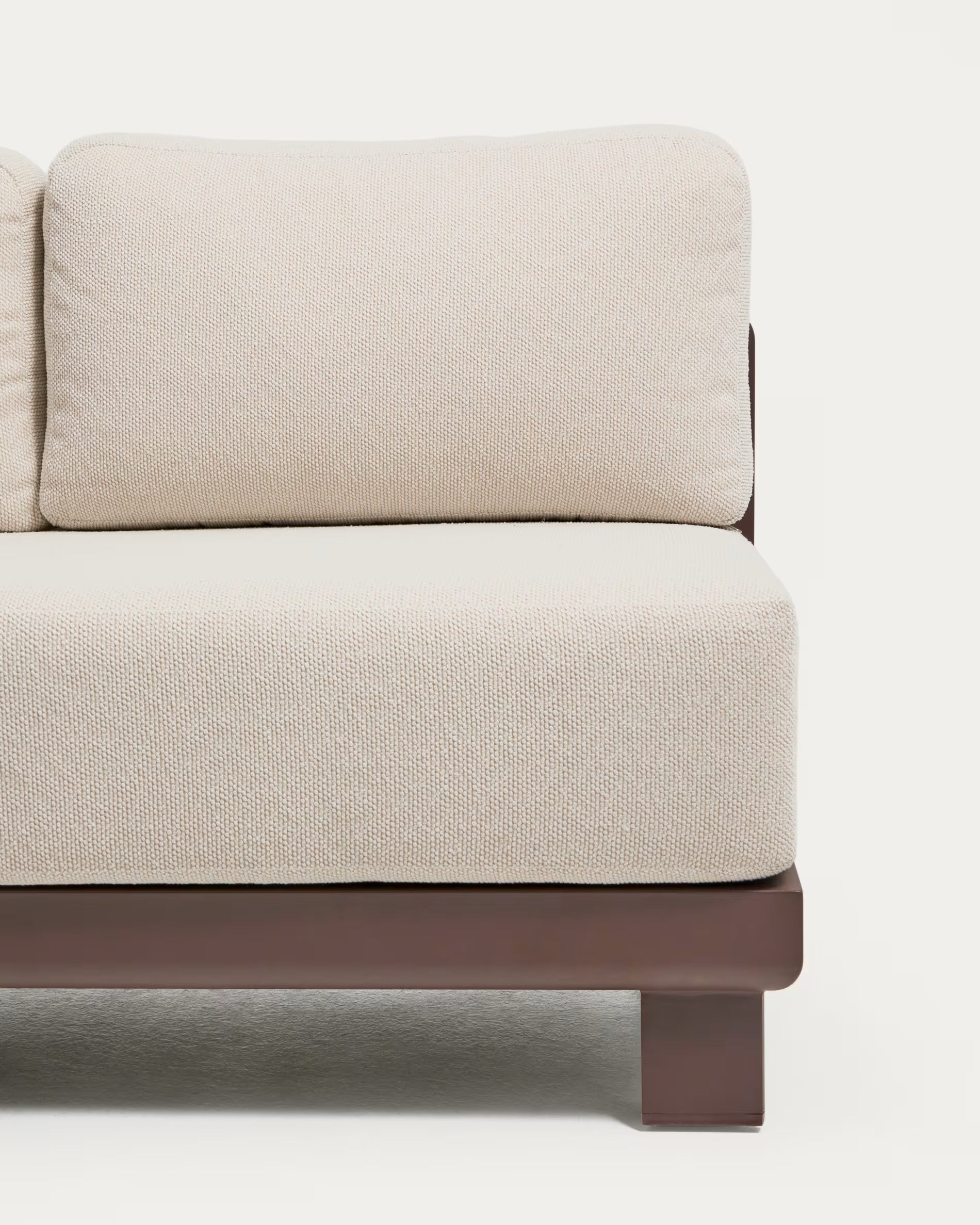 3-Seater Outdoor Sofa NERANO Brown [Ewelina] [Amelia spr]