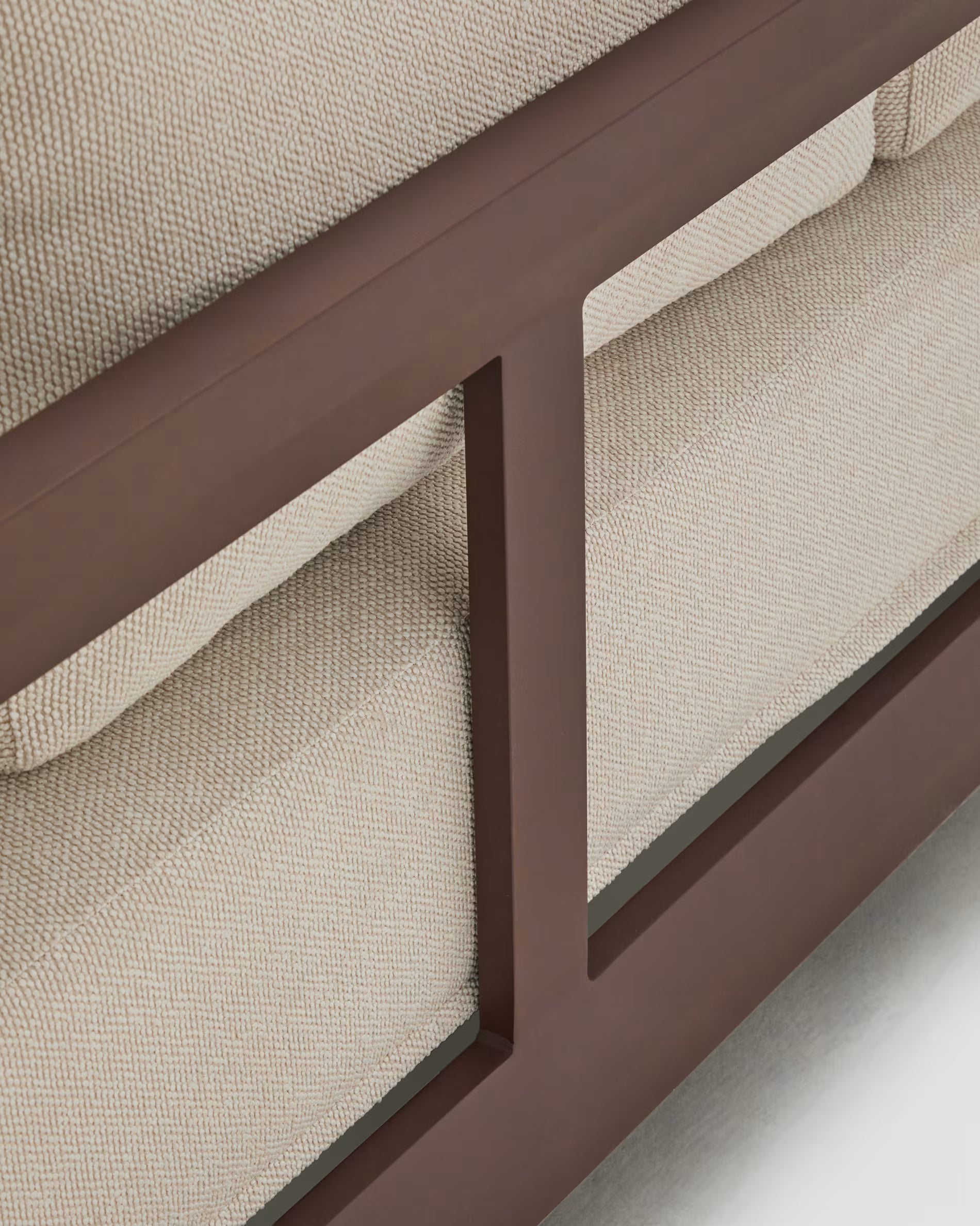 3-Seater Outdoor Sofa NERANO Brown [Ewelina] [Amelia spr]