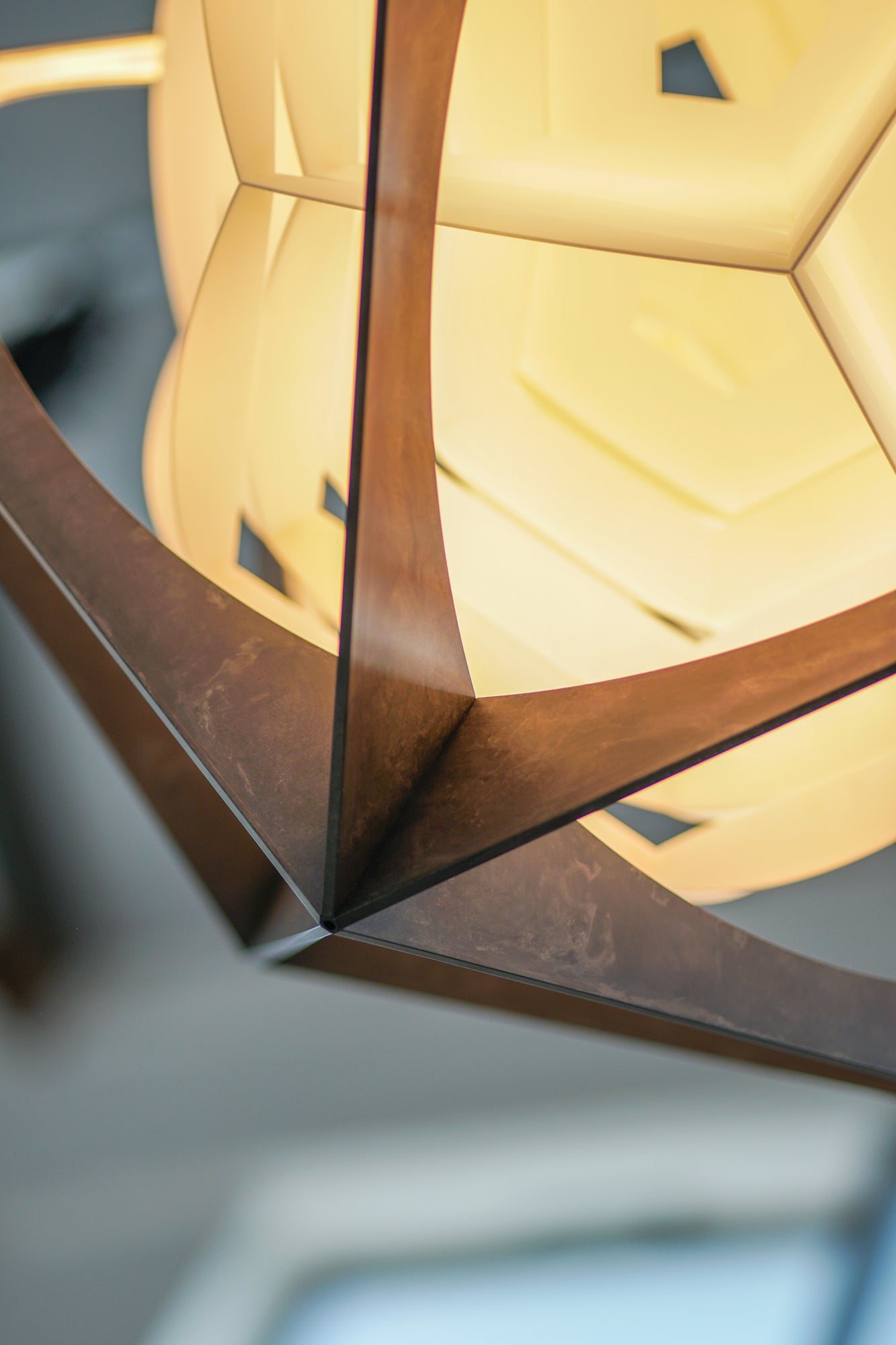 OE QUASI pendant lamp dark aluminum