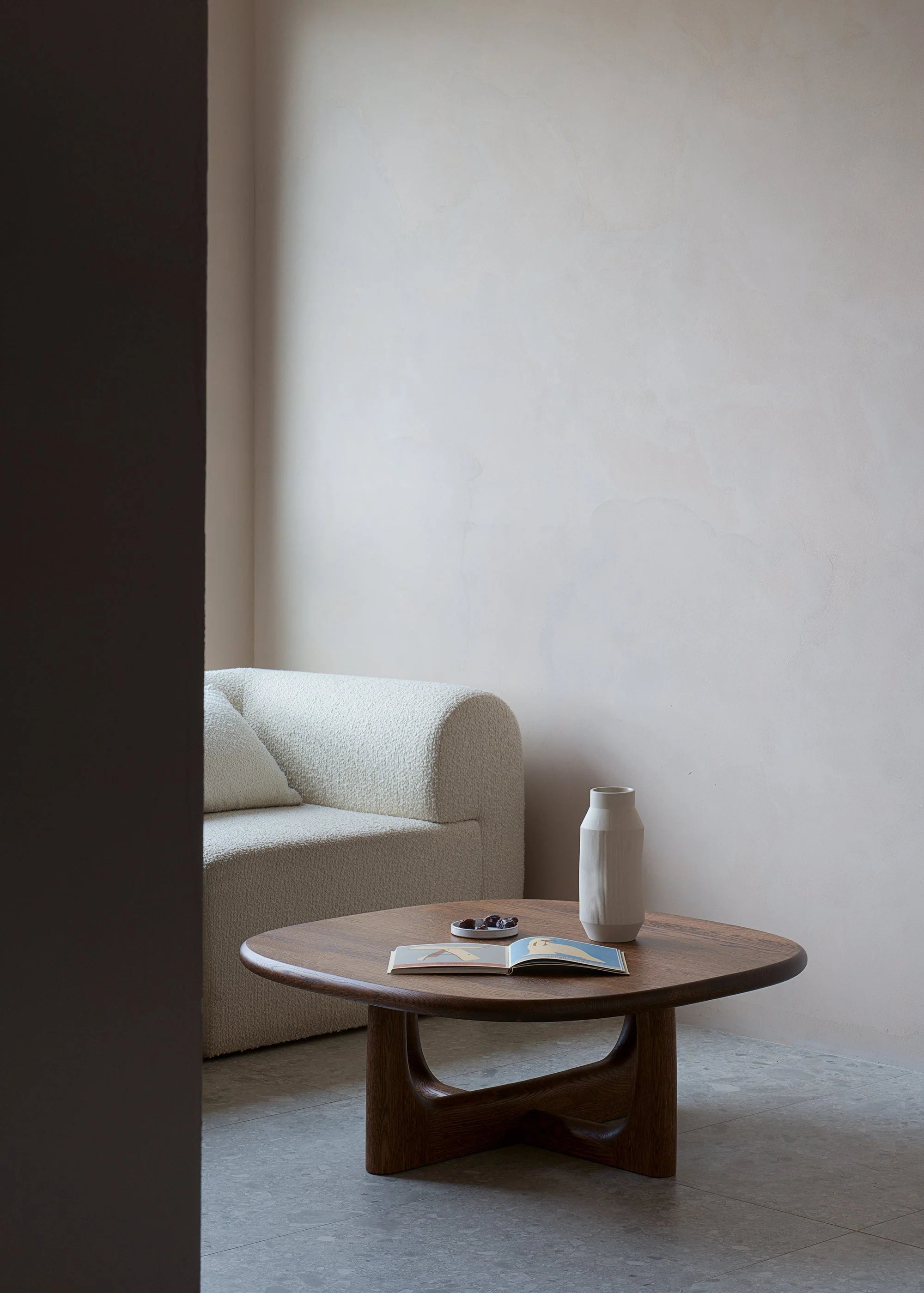 Couchtisch OLFO dunkles Eichenholz