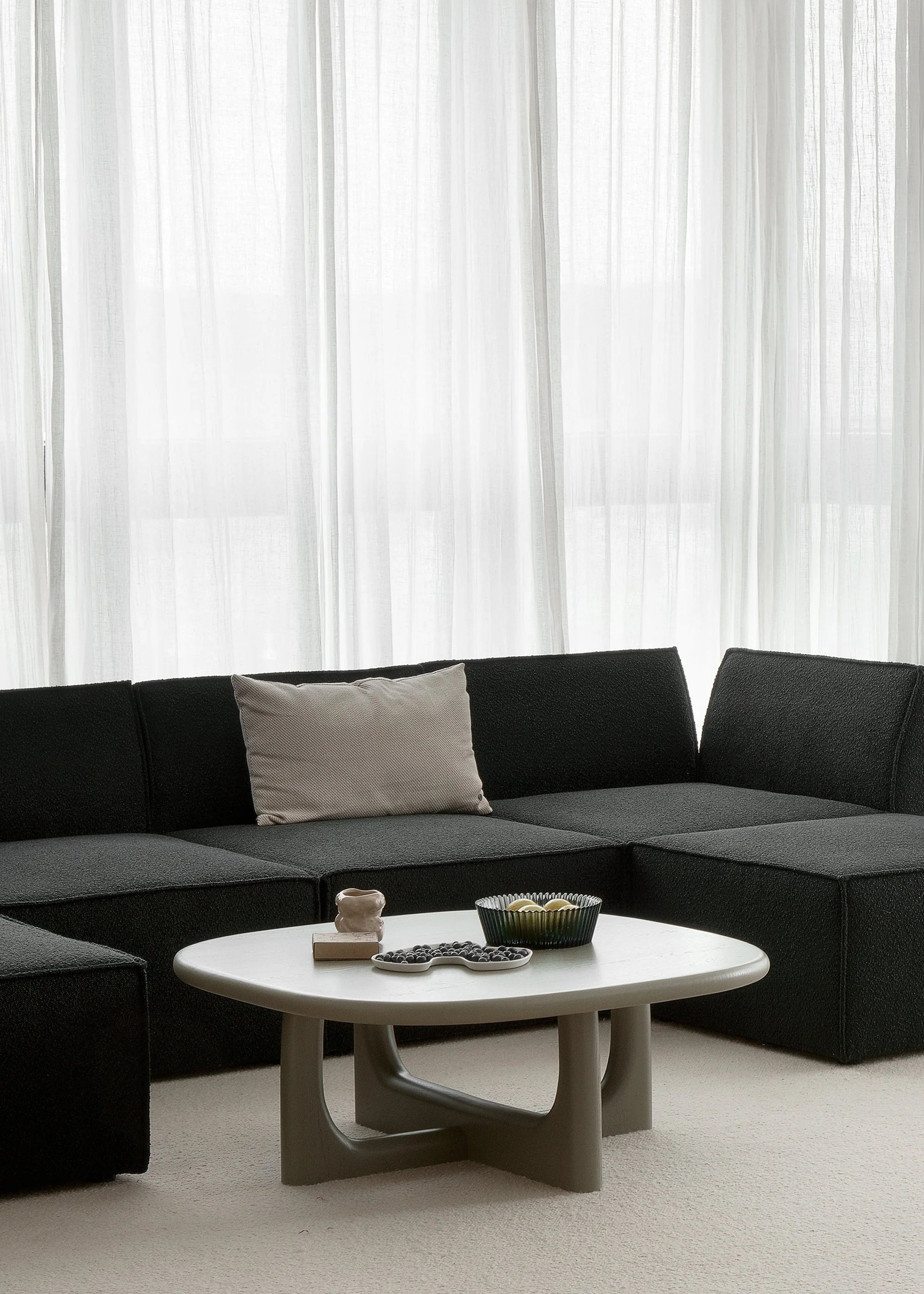 Couchtisch OLFO dunkles Eichenholz