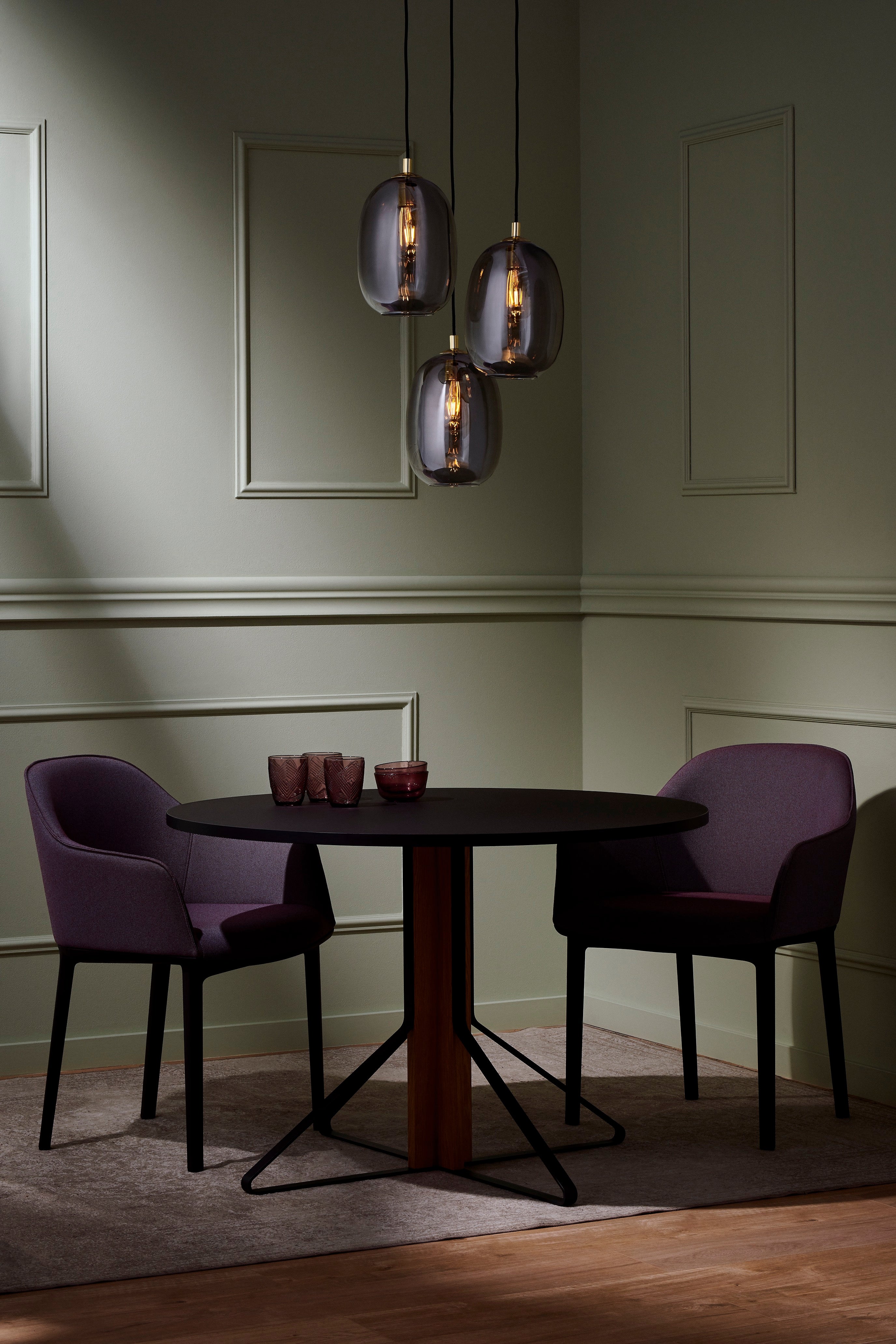 Pendelleuchte auf Schiene ONYX 3 graphit