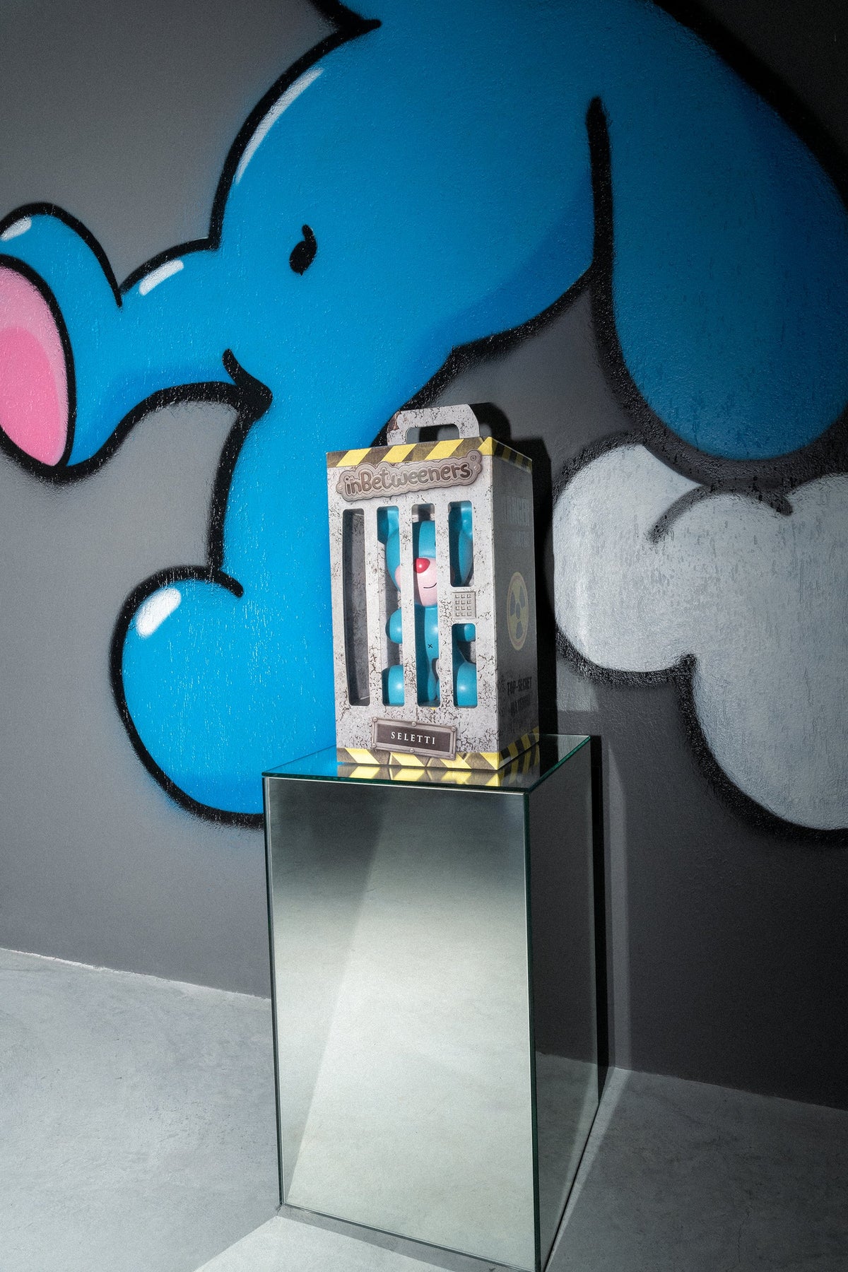 Dekorative Figur BLAUER BÄR blau - limitierte Auflage