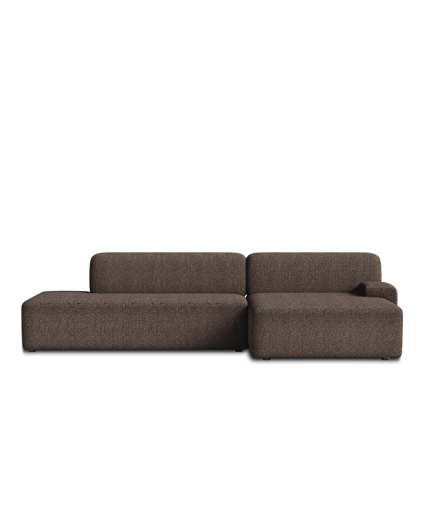 UMI Modular Sofa - Right Open Element in Brown