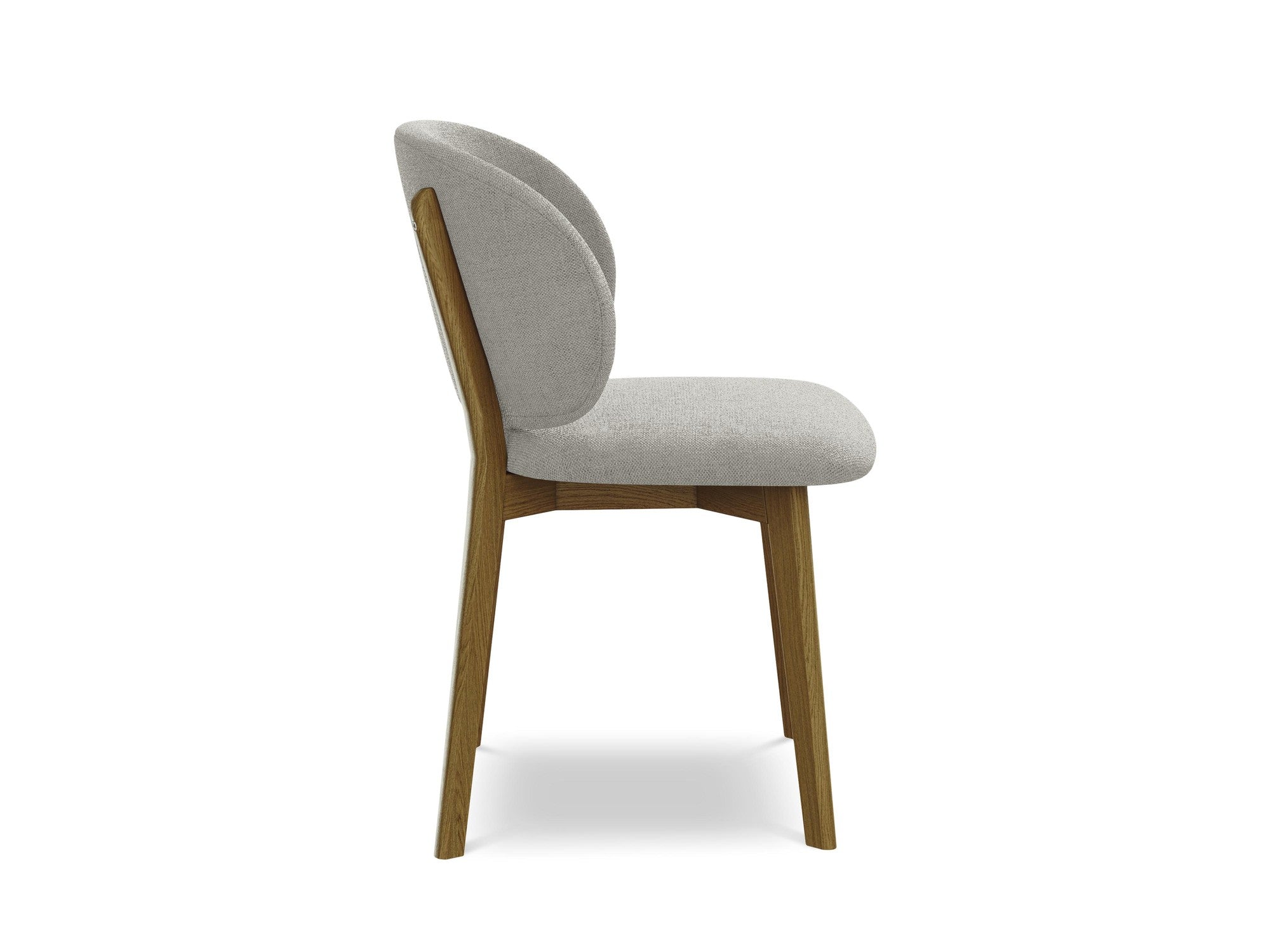 PAHOA Chair in Light Gray with Beech Base