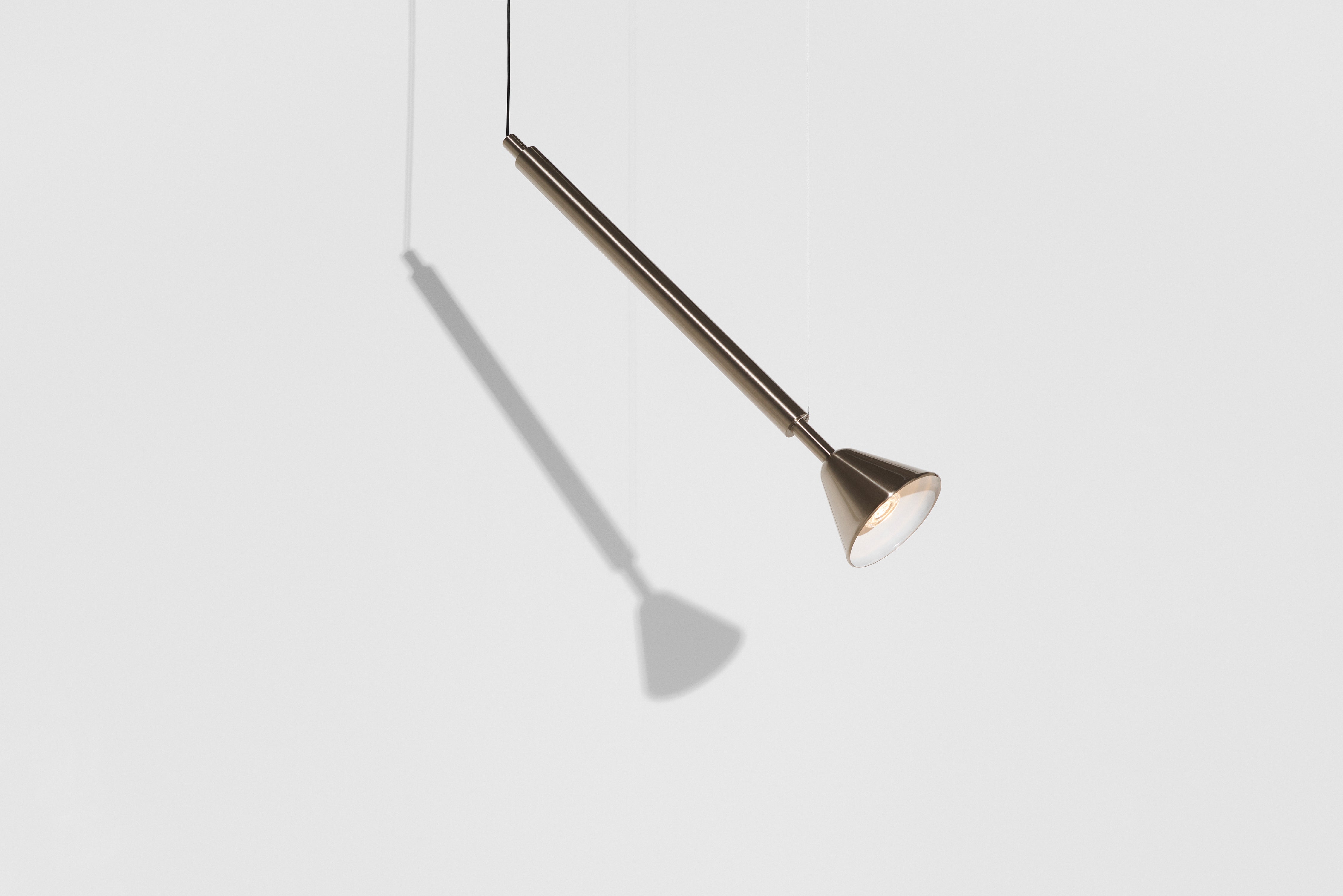 Lampa wisząca PYL polerowana stal