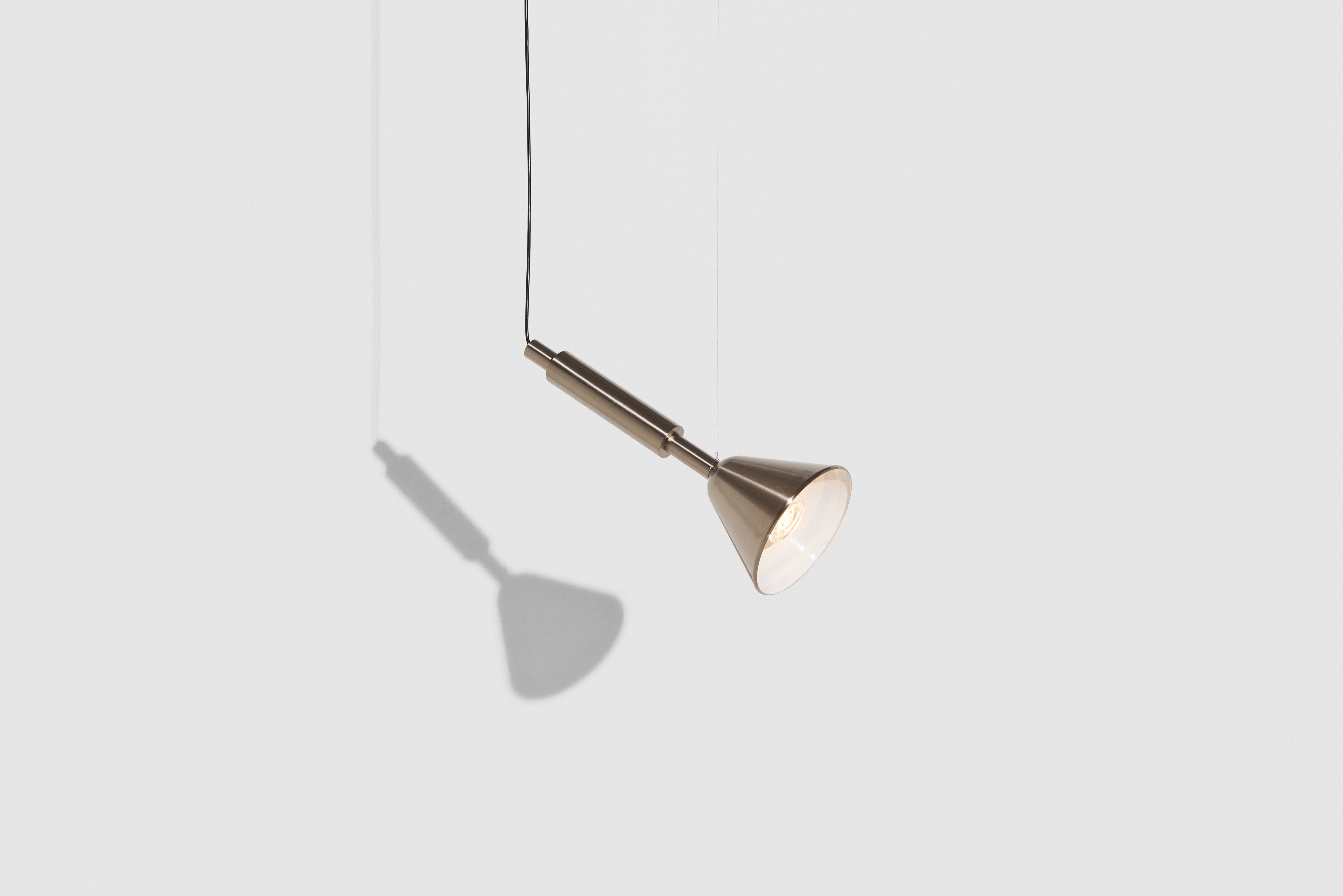Lampa wisząca PYL polerowana stal