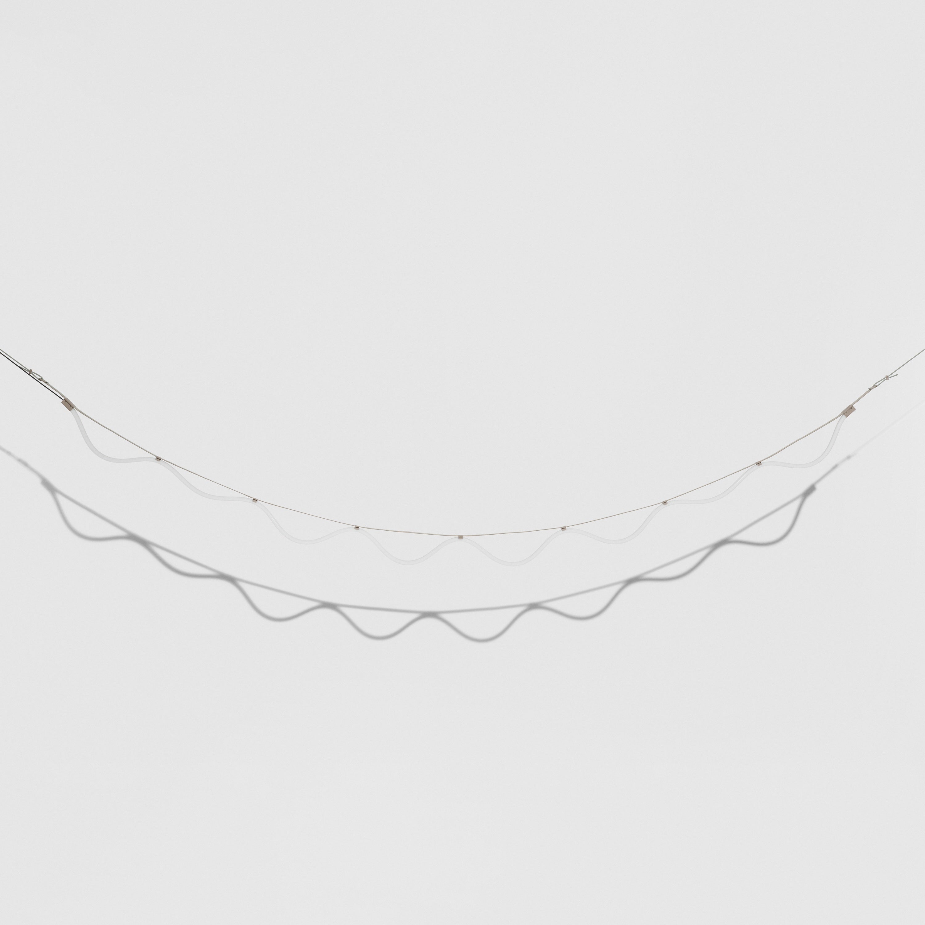 Pendelleuchte SPLINE beige mit Blau