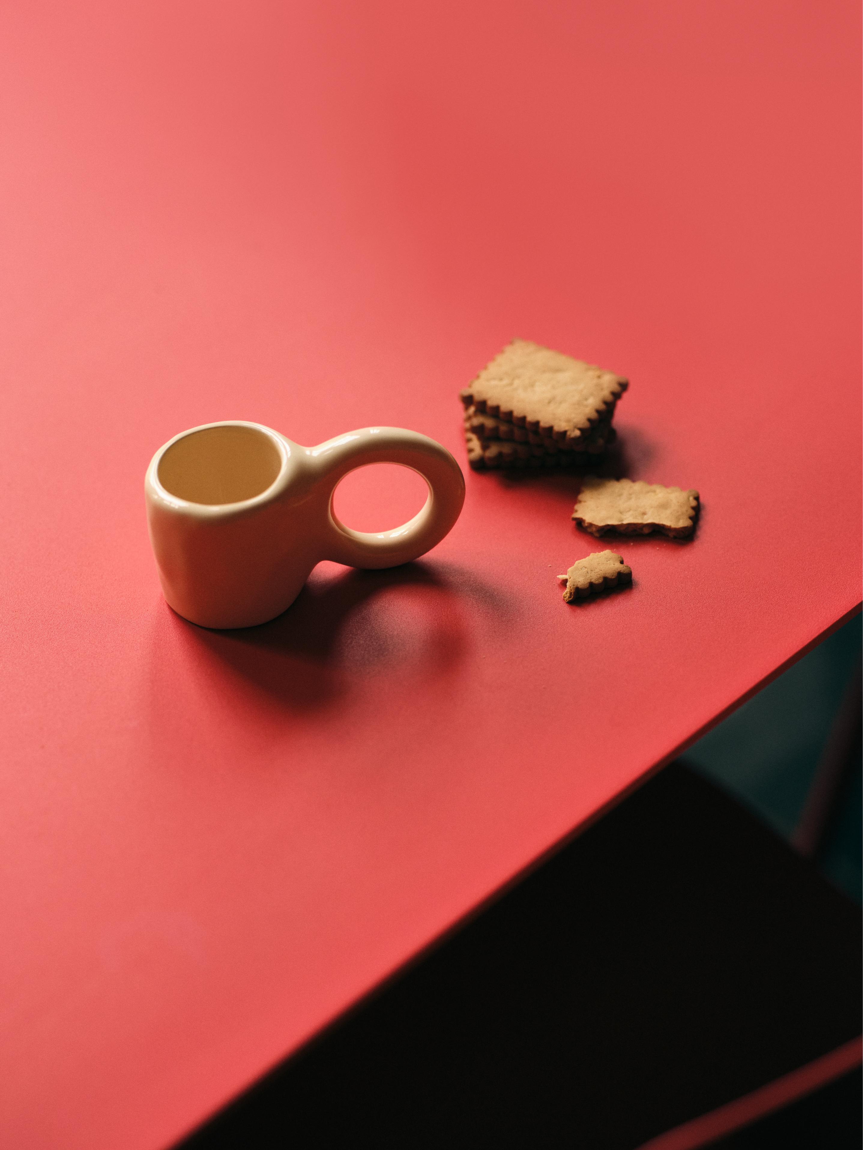 Espresso-Tassen-Set DONUT in Vanille