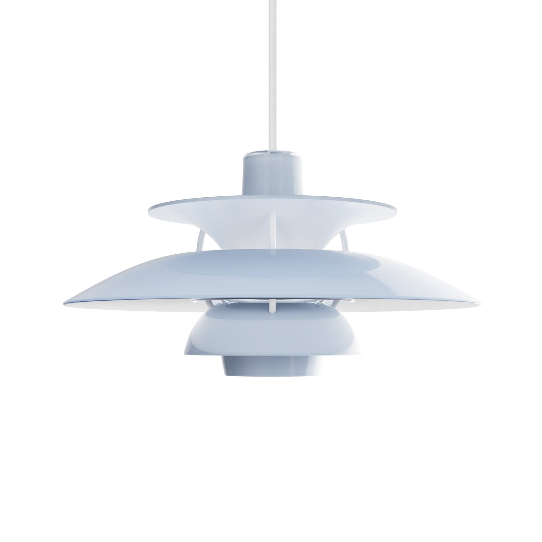 Lampa wisząca PH 5 OPAL błękitny