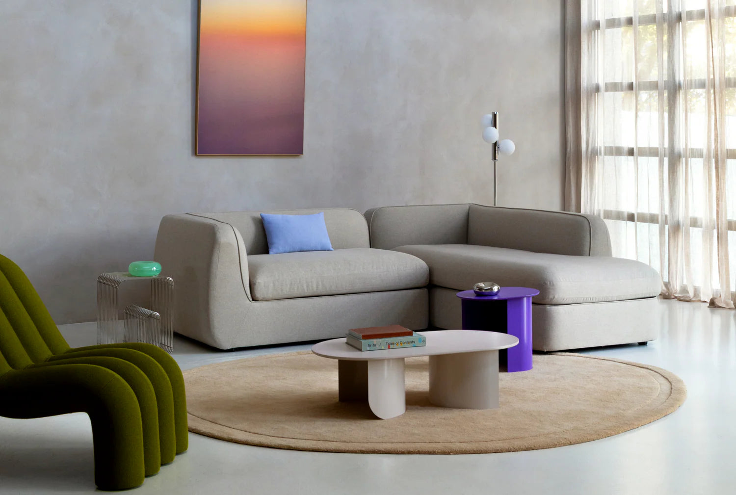 PLATEAU Coral Side Table