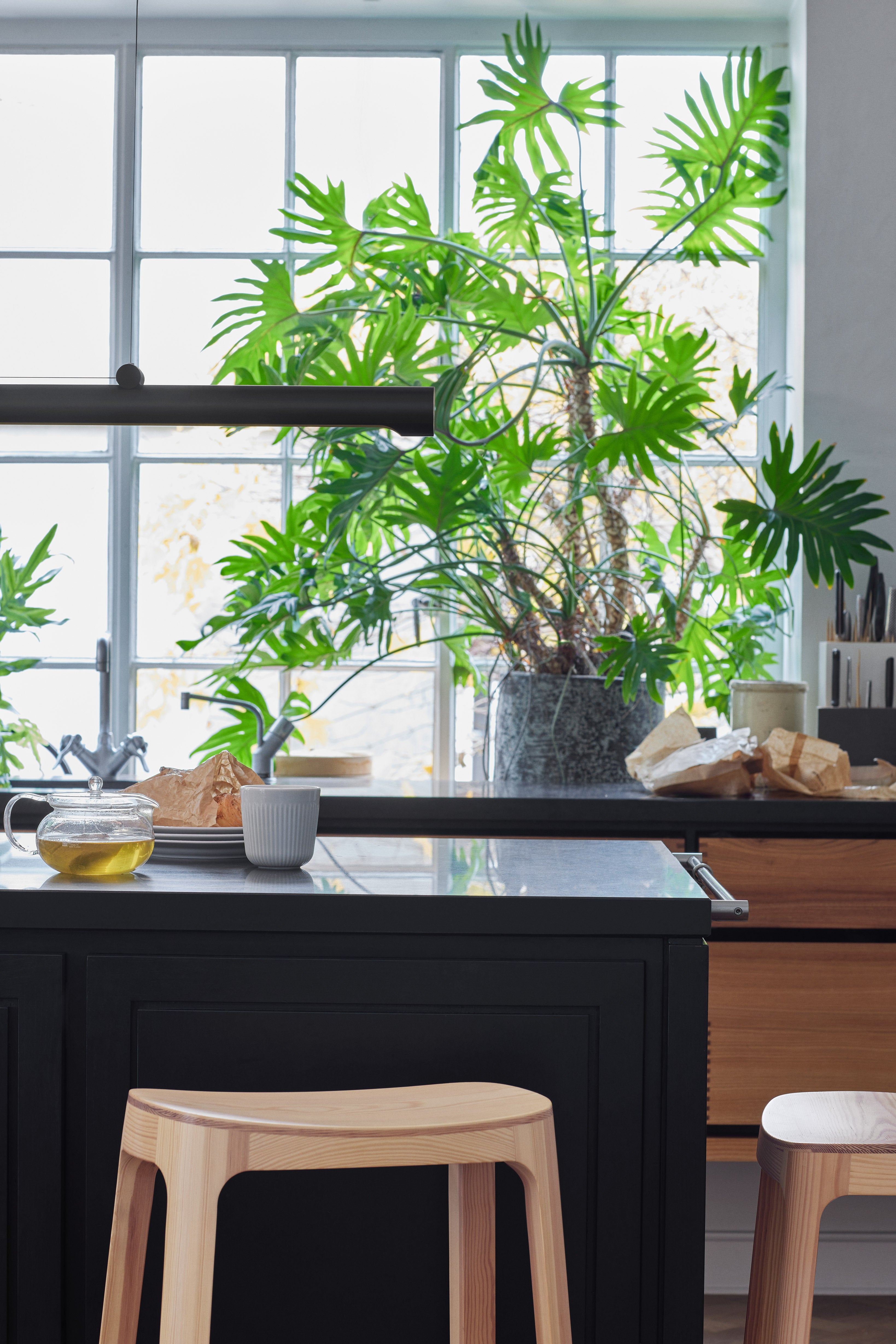 Hocker CROFTON aus Kiefernholz