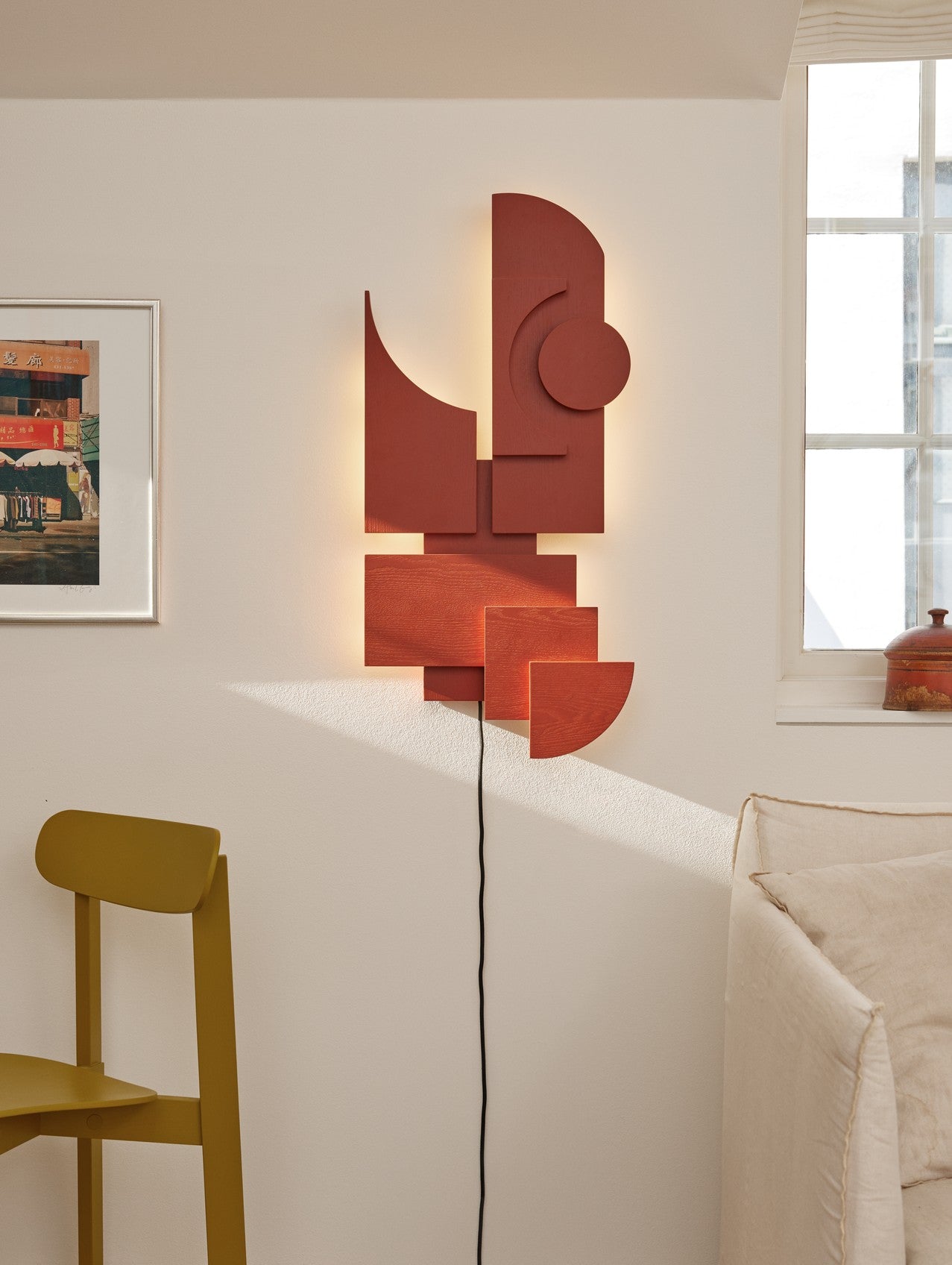 TOTEM DECO wall lamp red