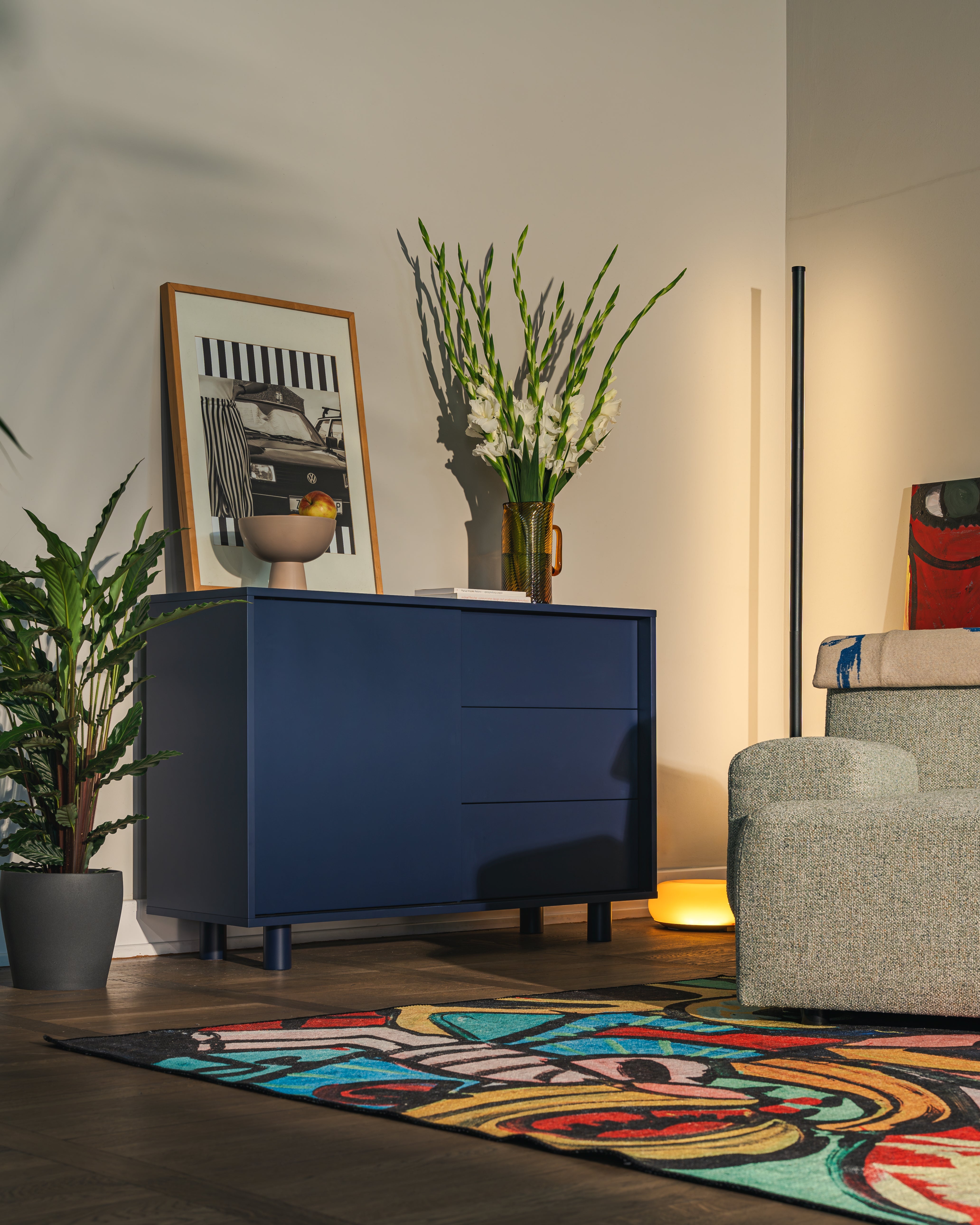 Kommode PAC kobaltblau