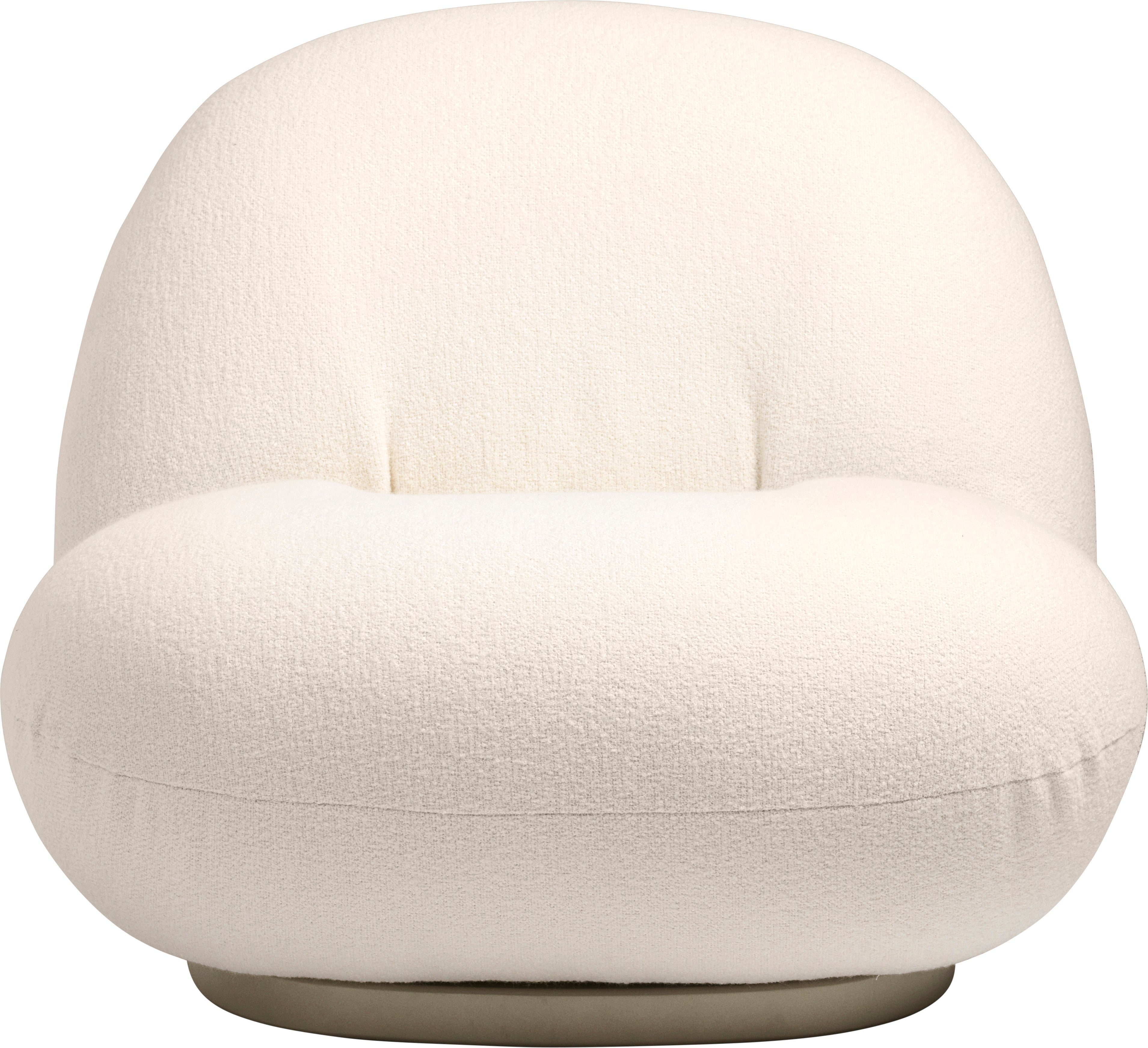 Sessel PACHA gepolstert mit goldenem Fuß