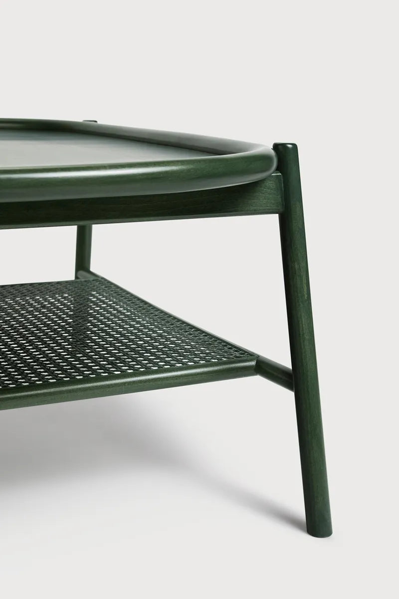 Coffee table drum beech wood