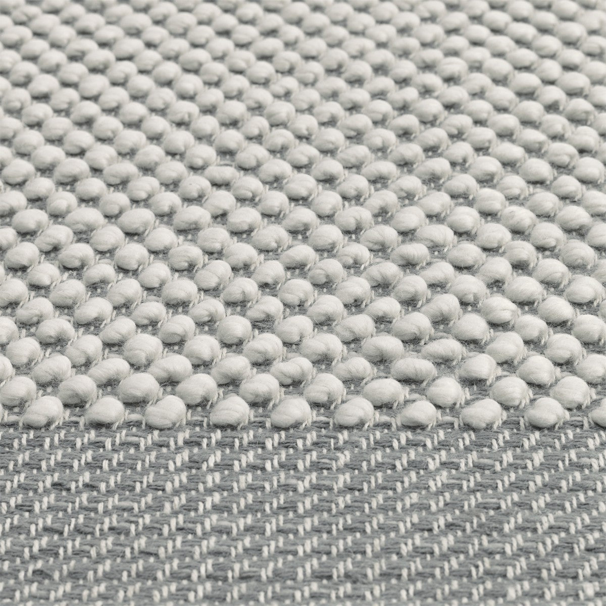Teppich PEBBLE hellgrau mit beige