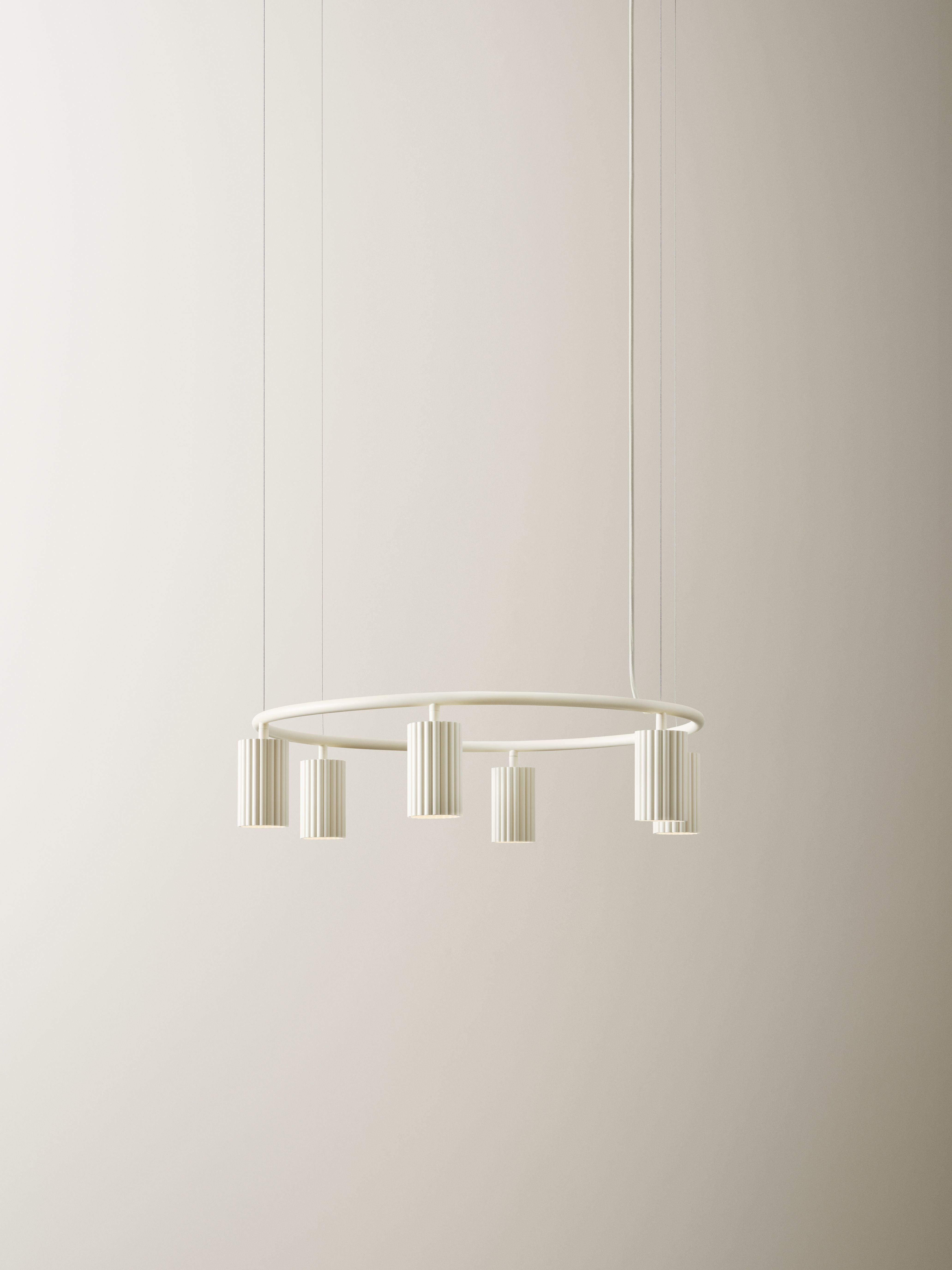 Pendant Lamp DONNA CIRCLE white