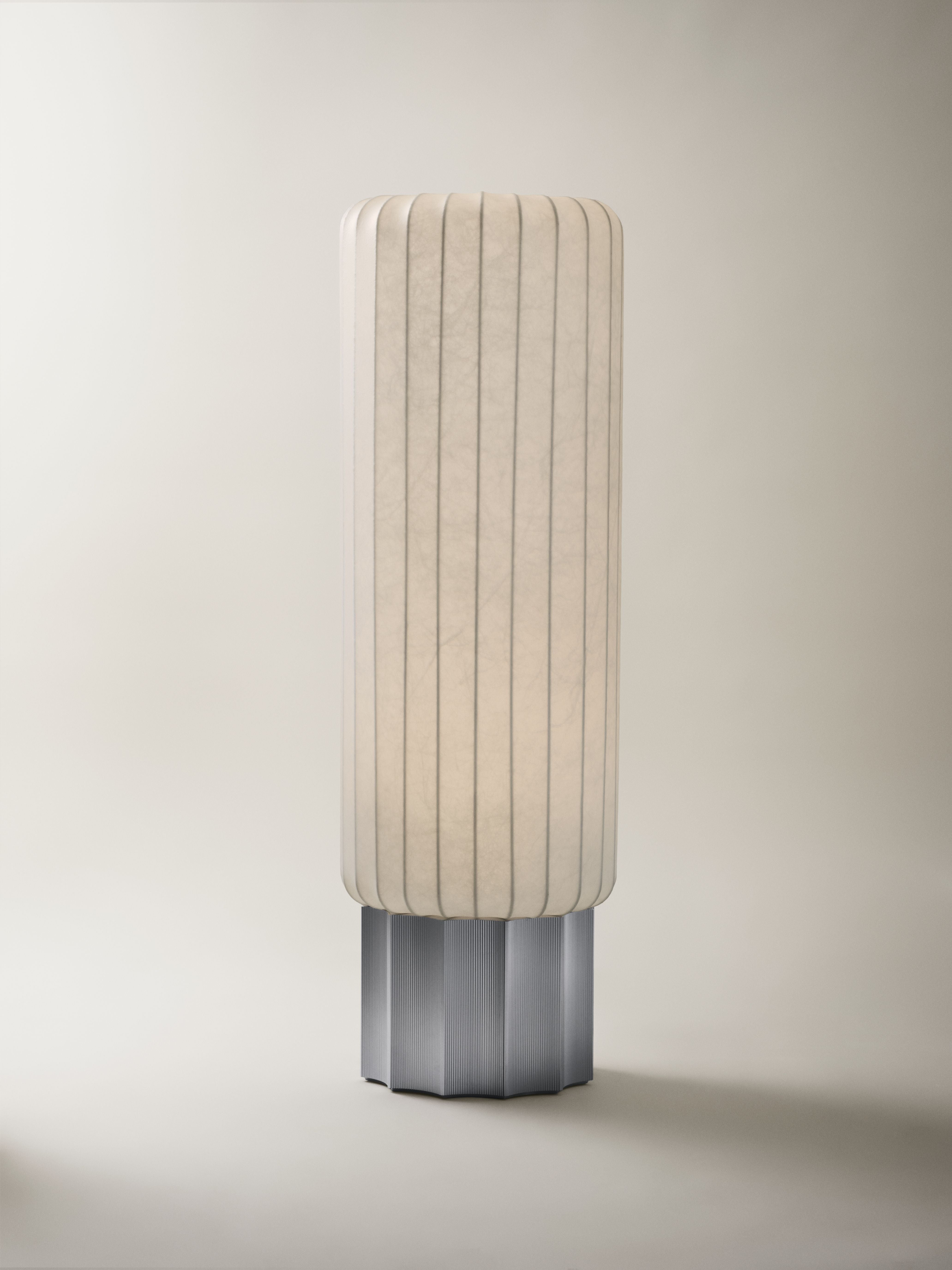 METER aluminum floor lamp