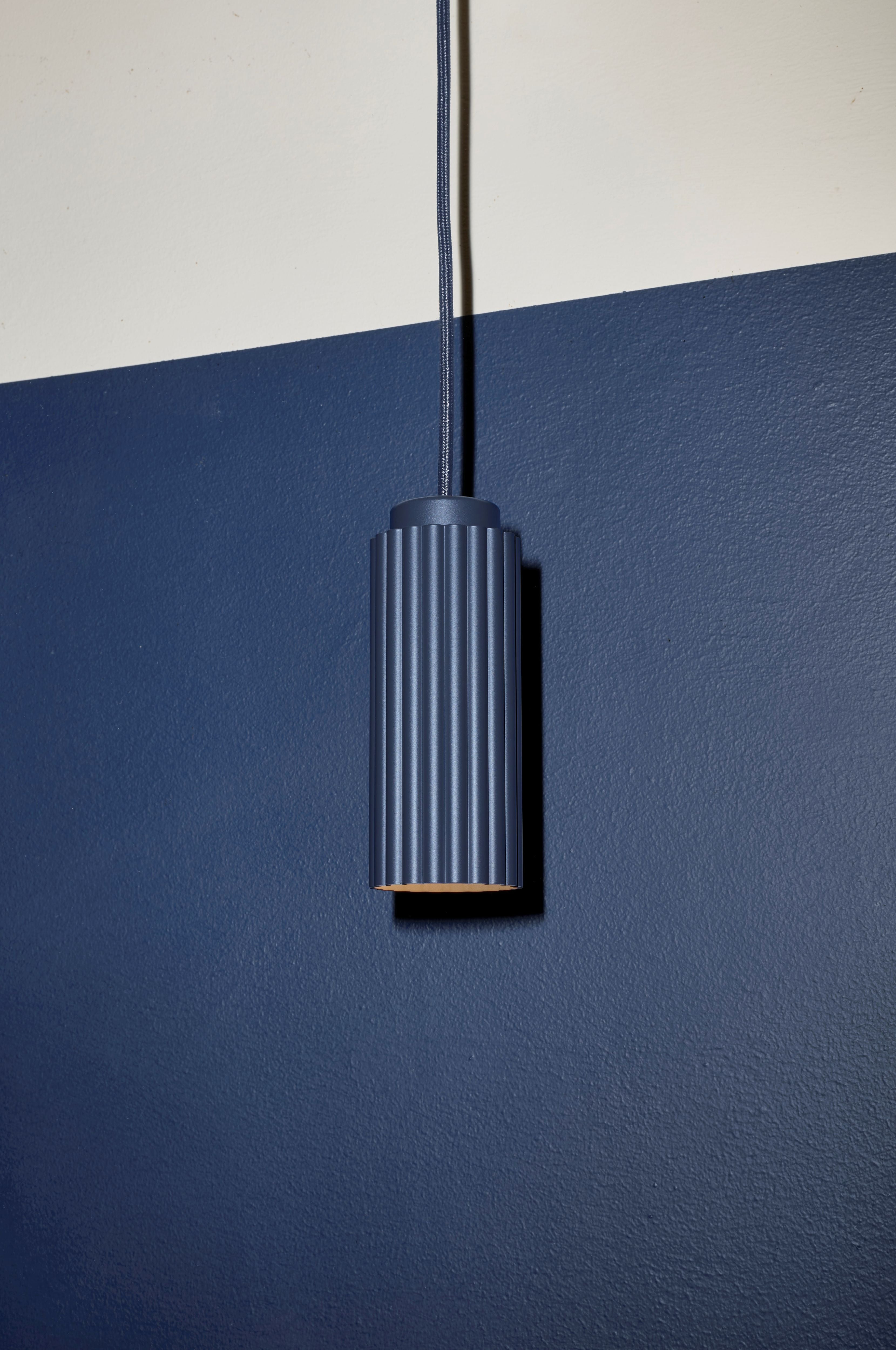 Pendelleuchte DONNA SLIM blau