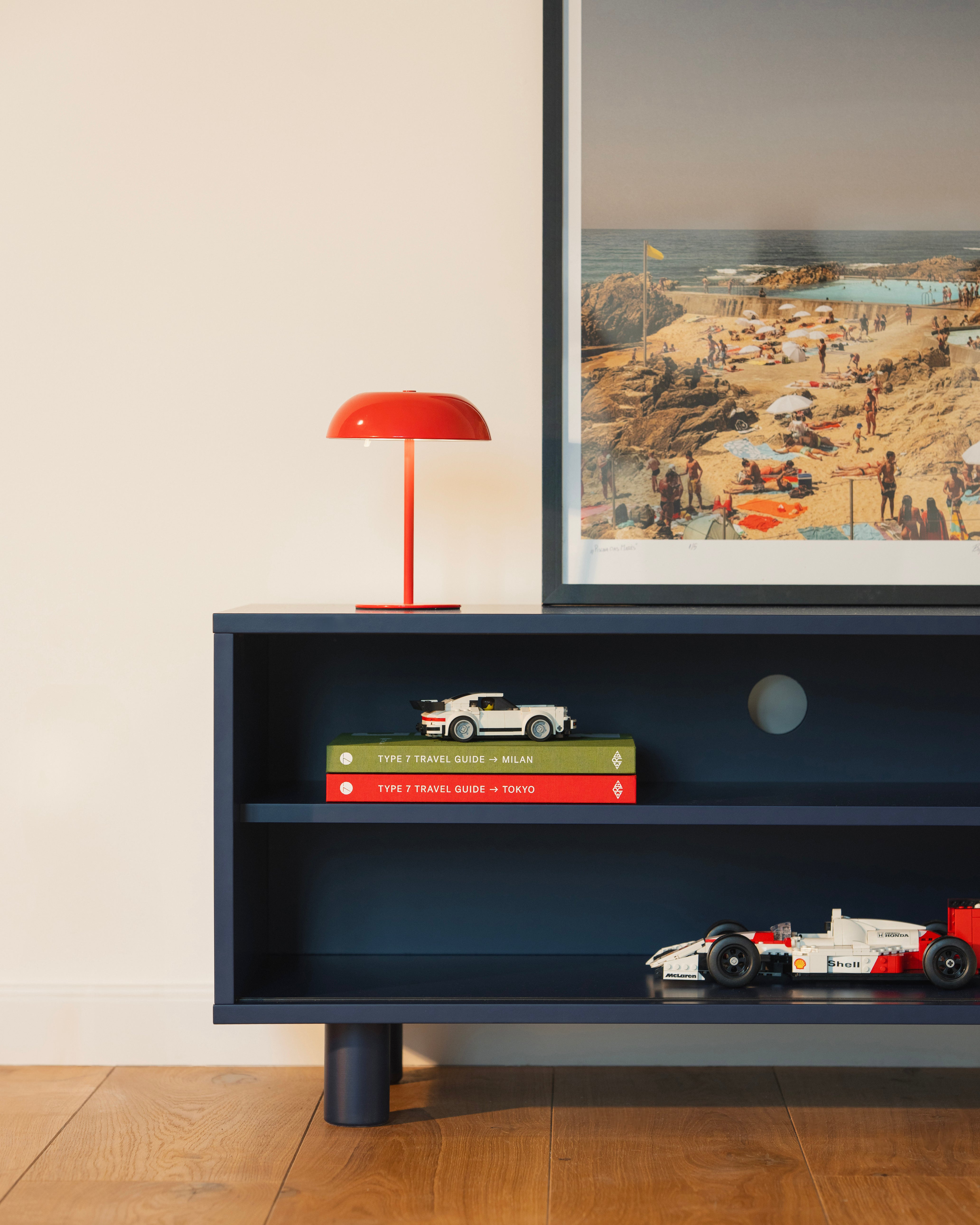 RTV-Sideboard in Kobaltblau