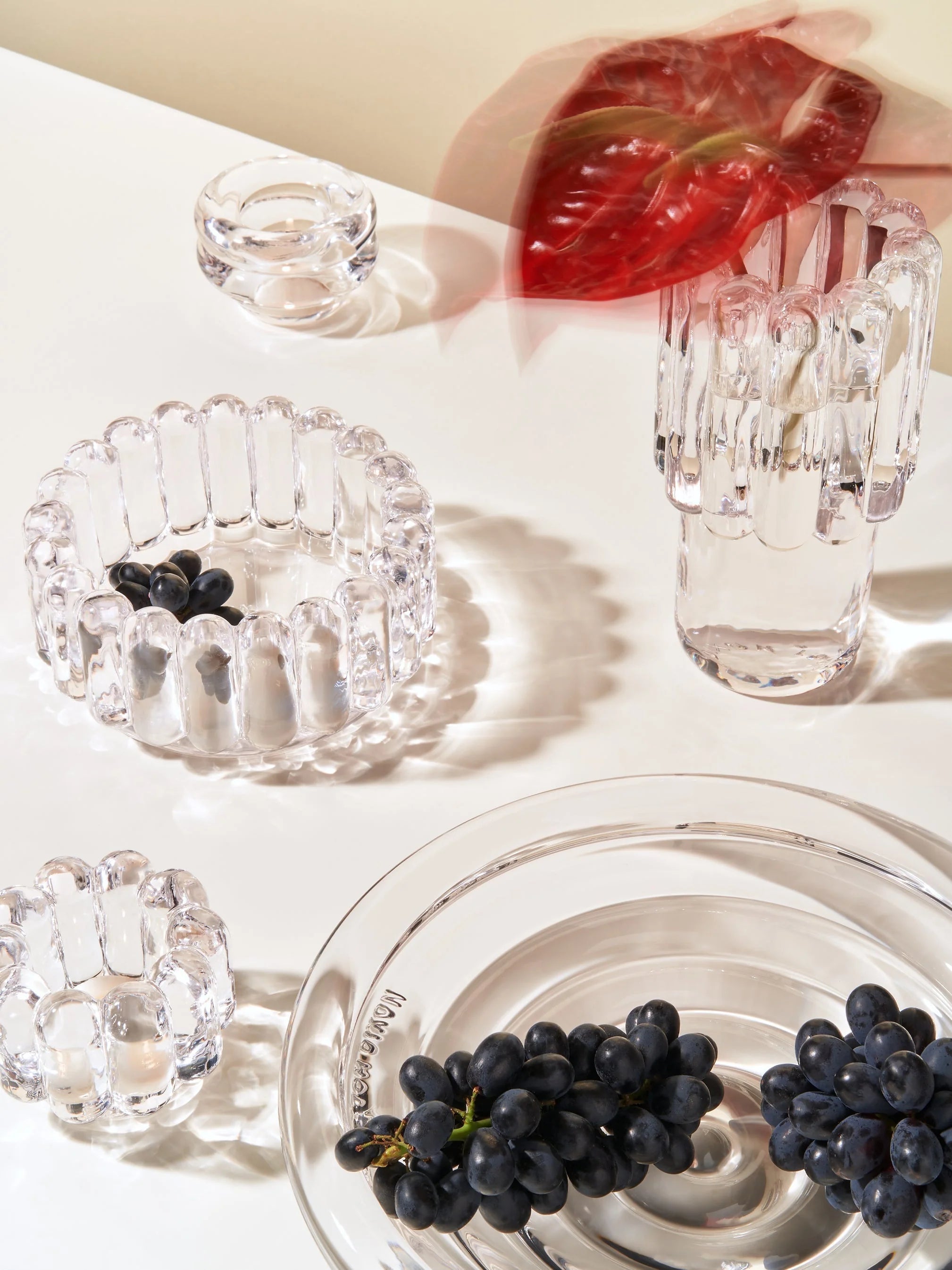 Kerzenhalter PRESS Glas