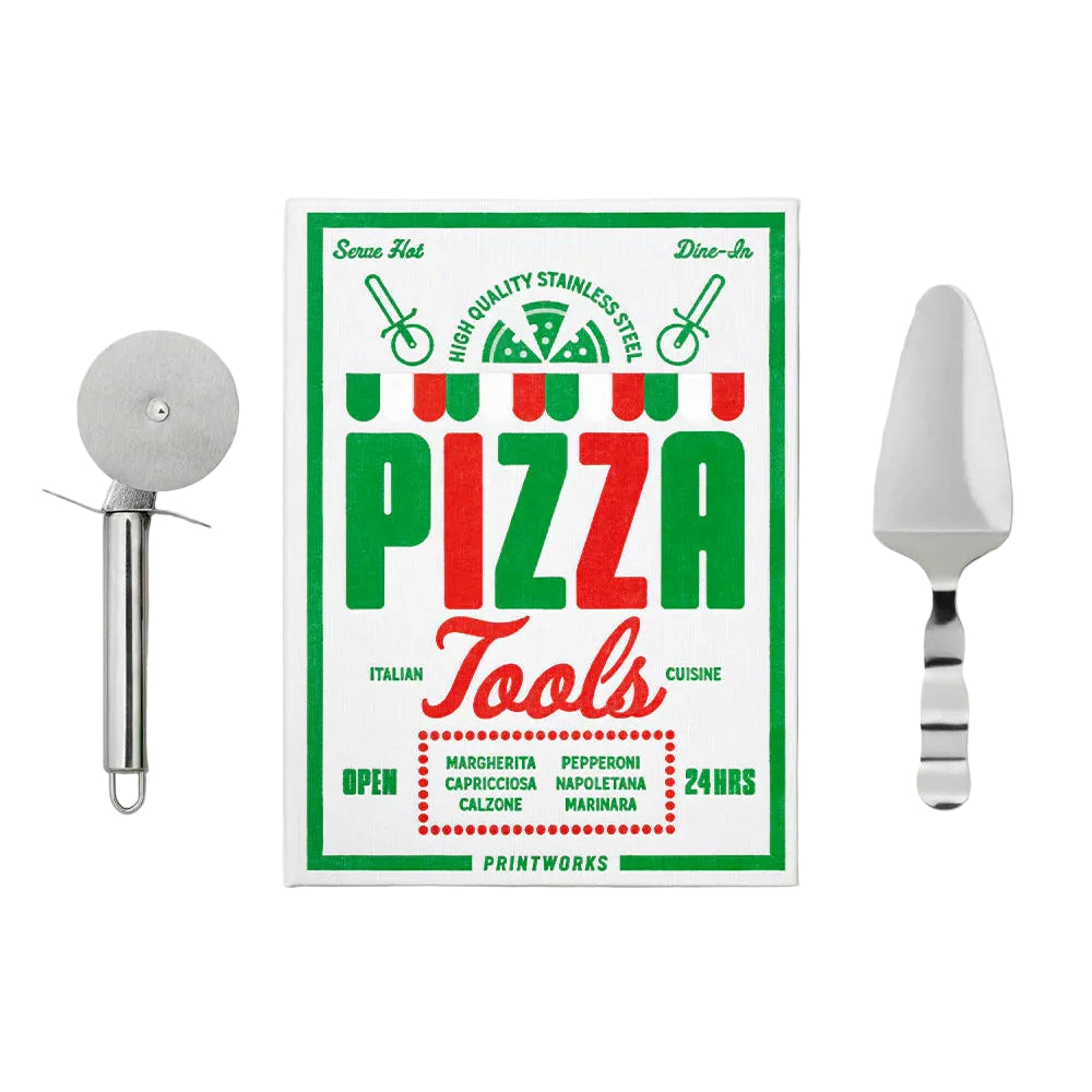 Pizzaset PIZZA TOOLS weiß
