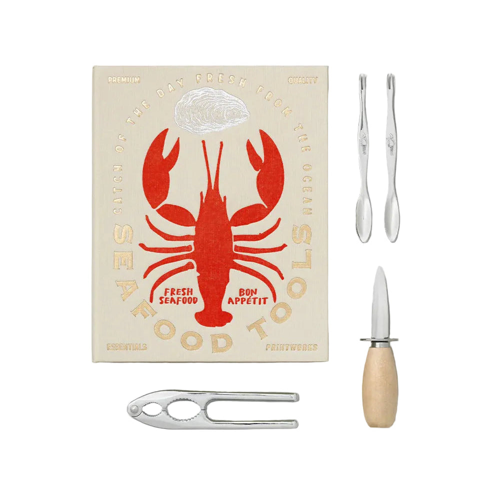 Meeresfrüchte-Werkzeugset SEAFOOD TOOLS beige