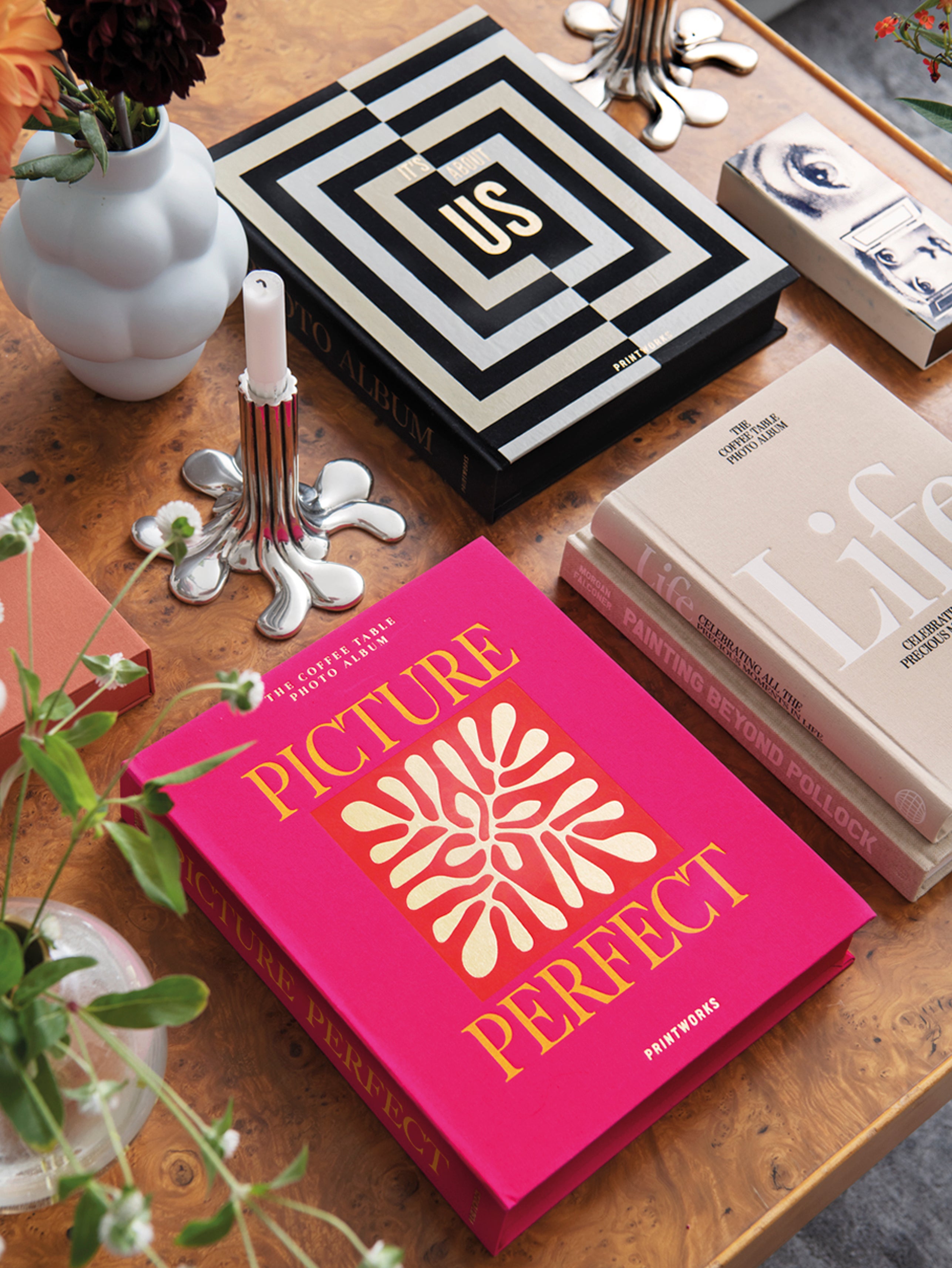 Fotoalbum PICTURE PERFECT rosa mit Gold