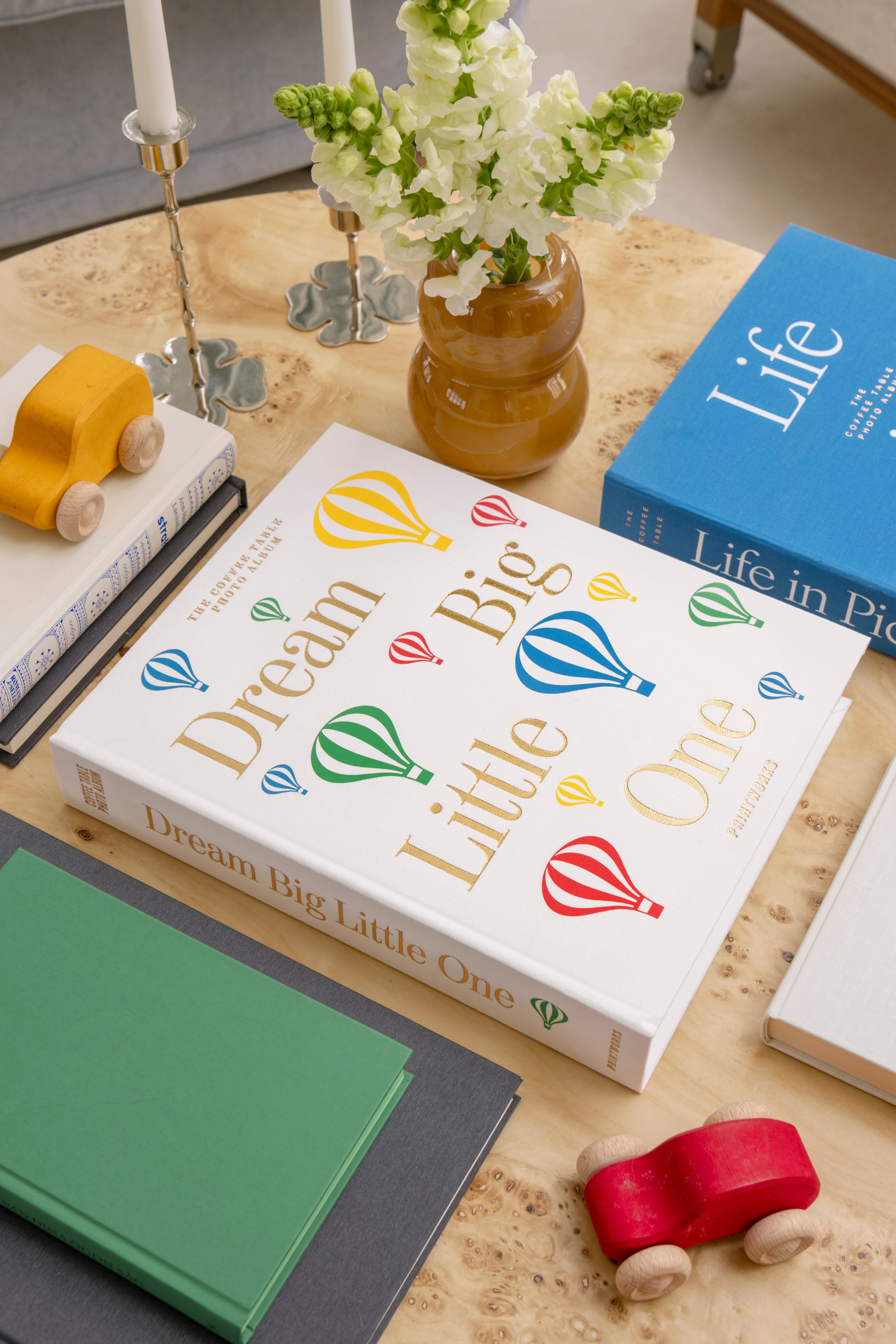 DREAM BIG LITTLE ONE Photo Album White