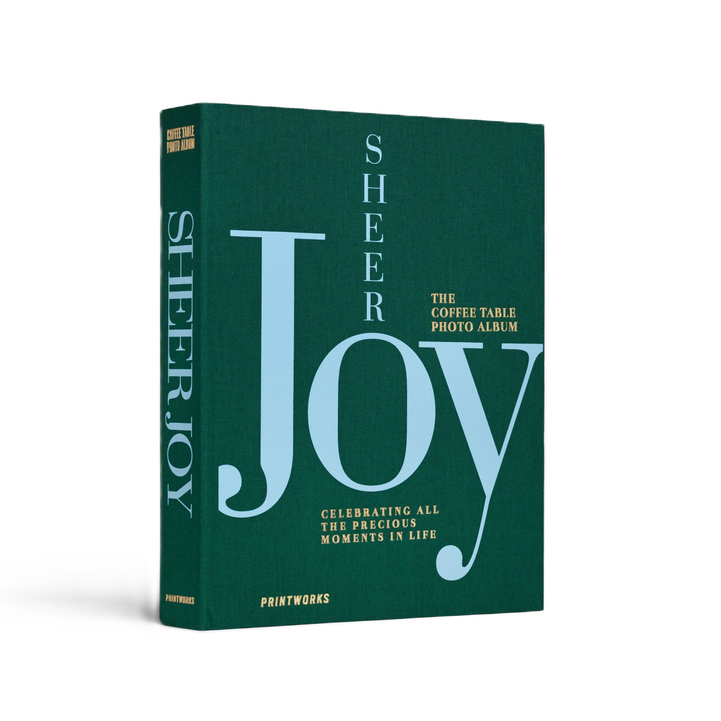 Fotoalbum SHEER JOY grün mit blau