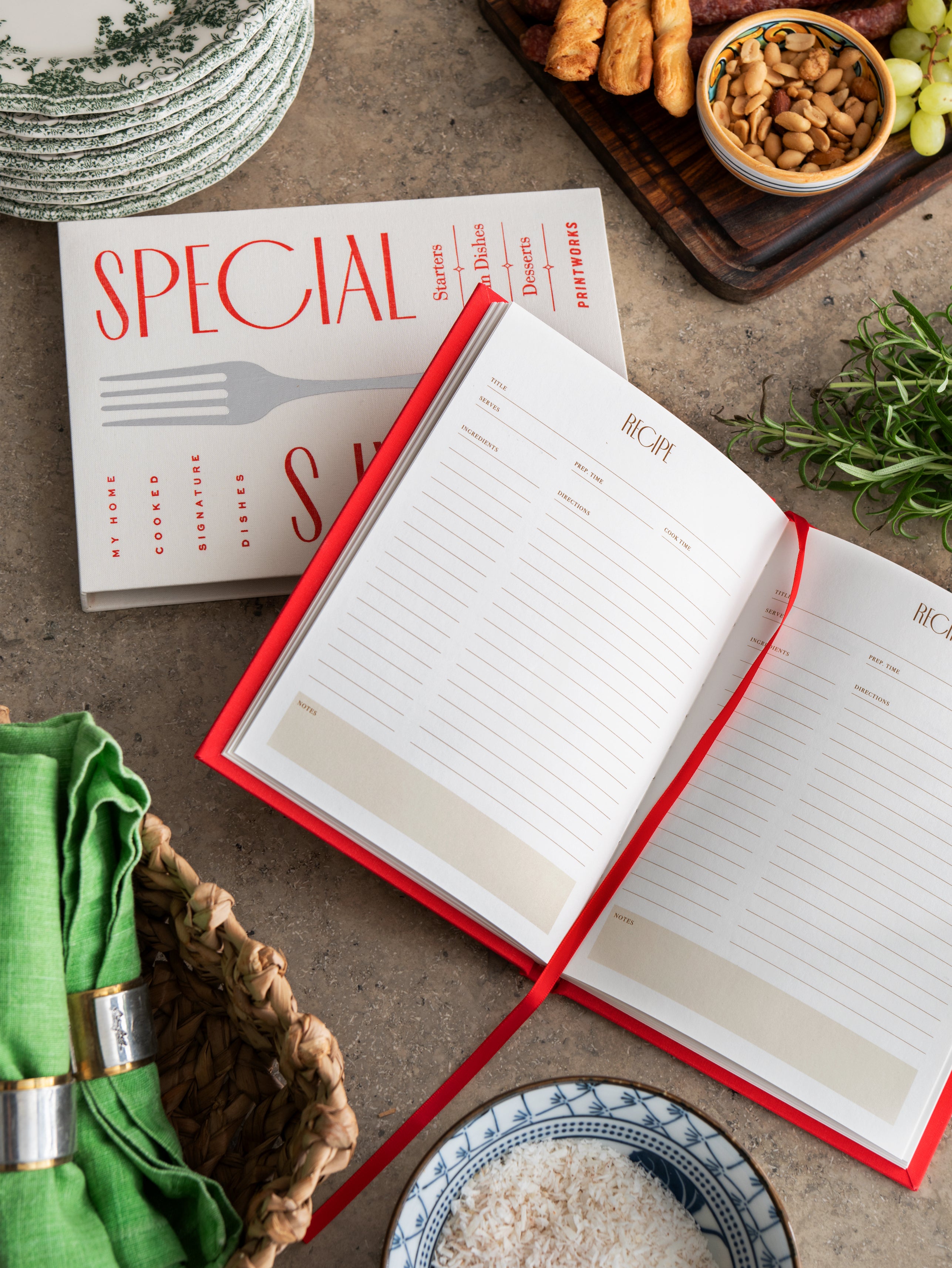 Kochbuch HEUTE'S SPECIAL rot mit Weiß