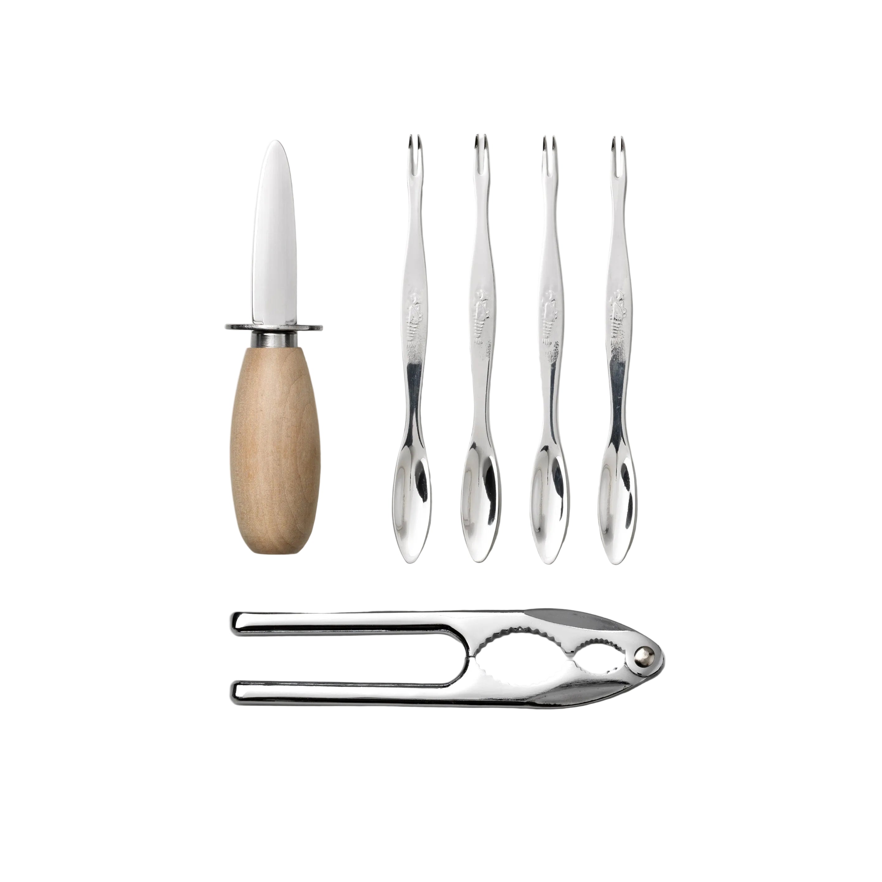 Meeresfrüchte-Werkzeugset SEAFOOD TOOLS beige
