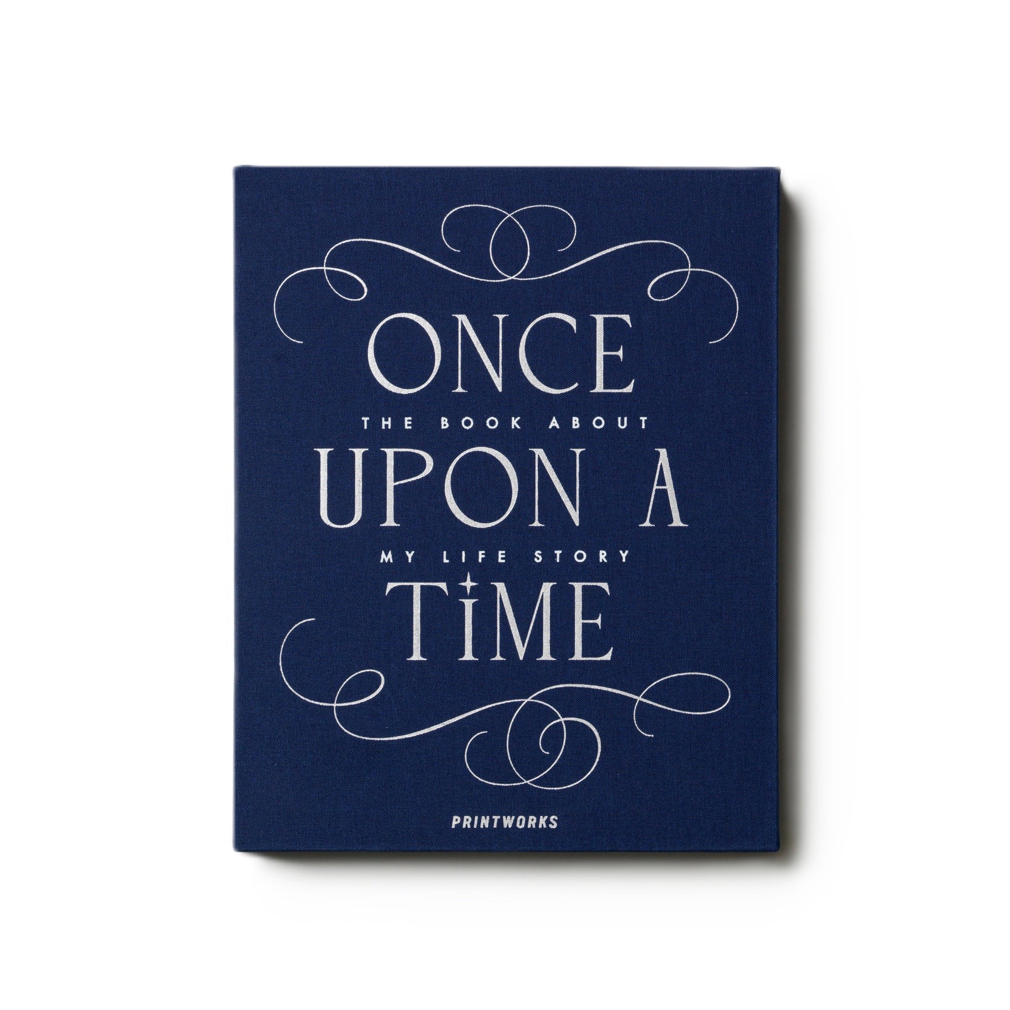 Once Upon A Time Memory Book in Navy Blue with Blue