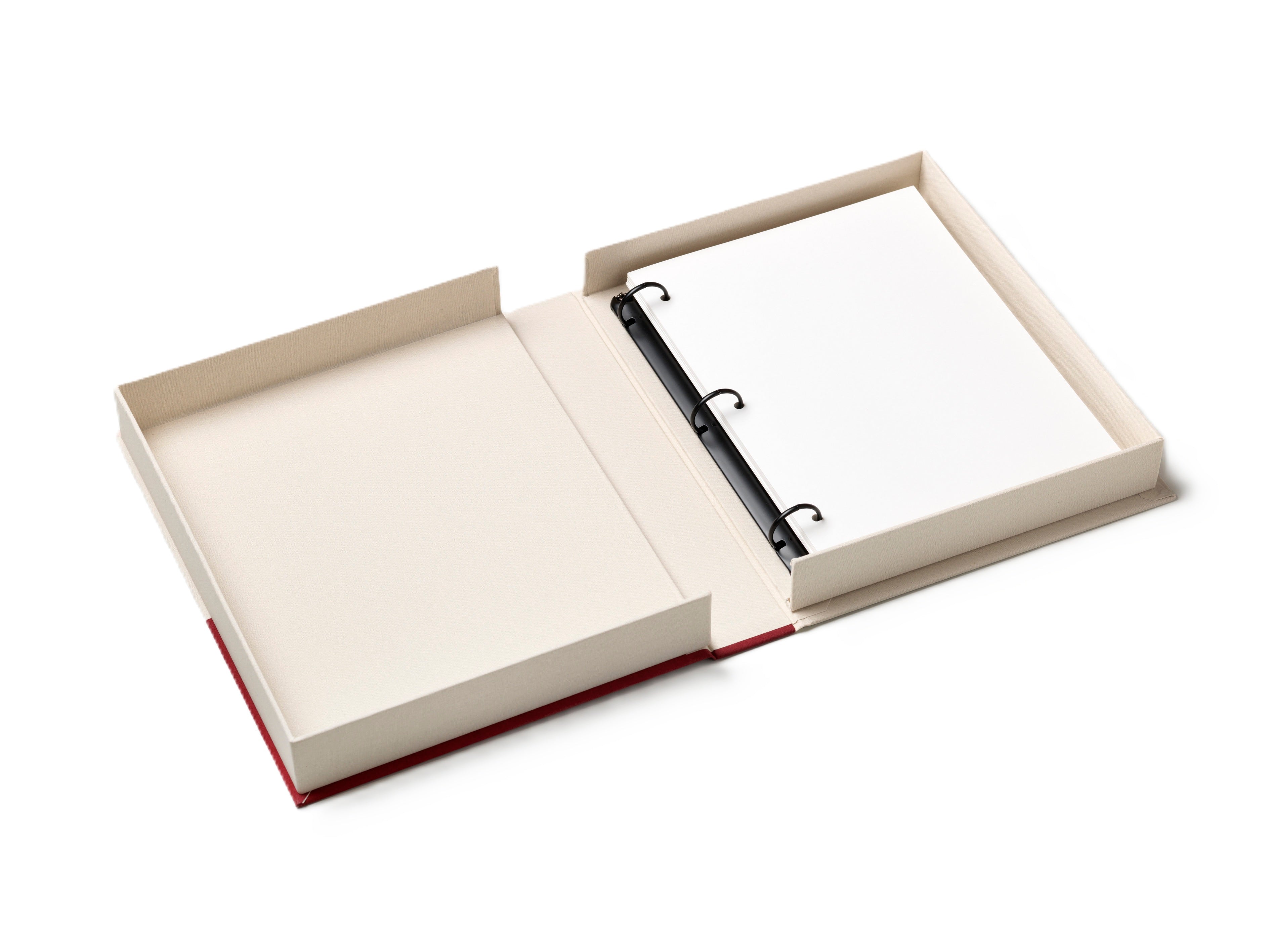 ENDLESS SUMMER burgundy photo album with beige