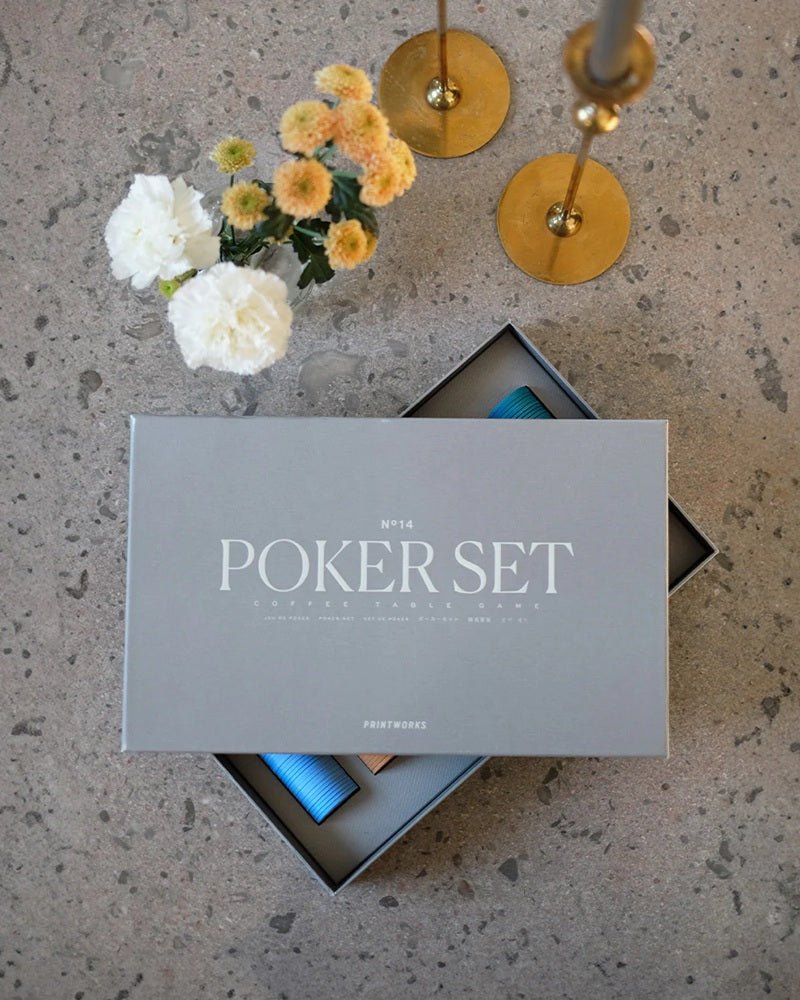 Gray Poker Set