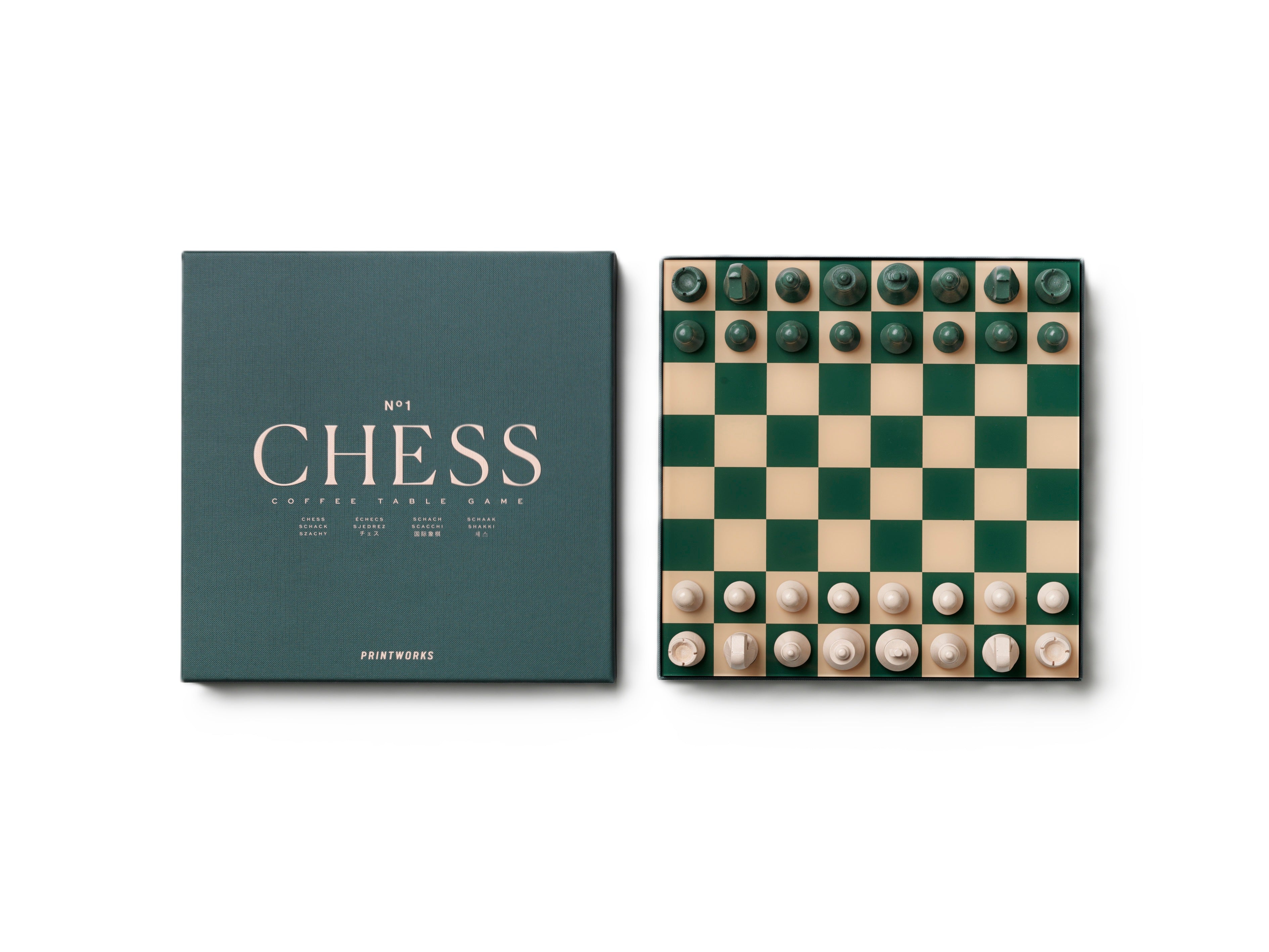 CHESS CLASSIC Green Chess Set