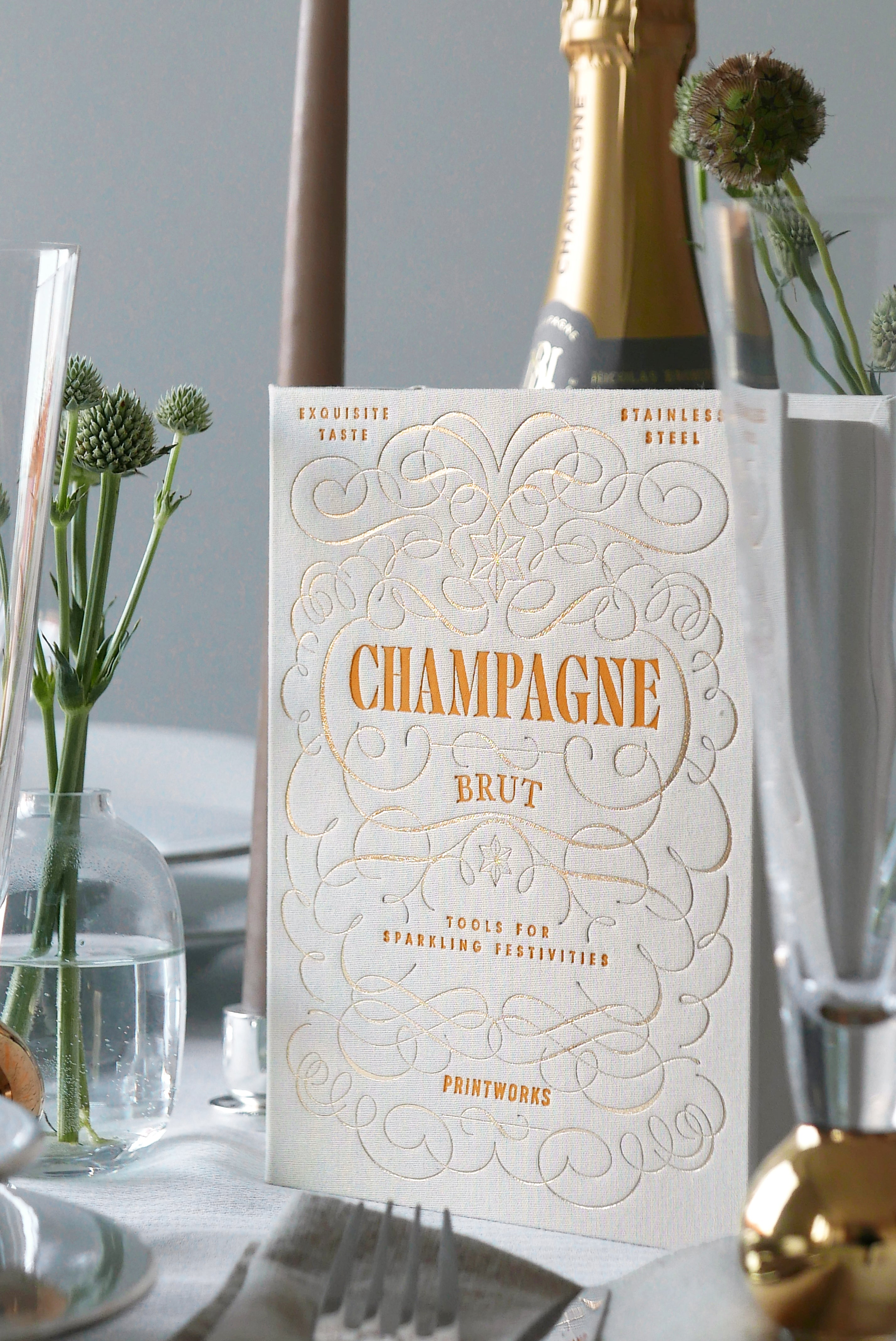 Champagner-Set CHAMPAGNE TOOLS beige