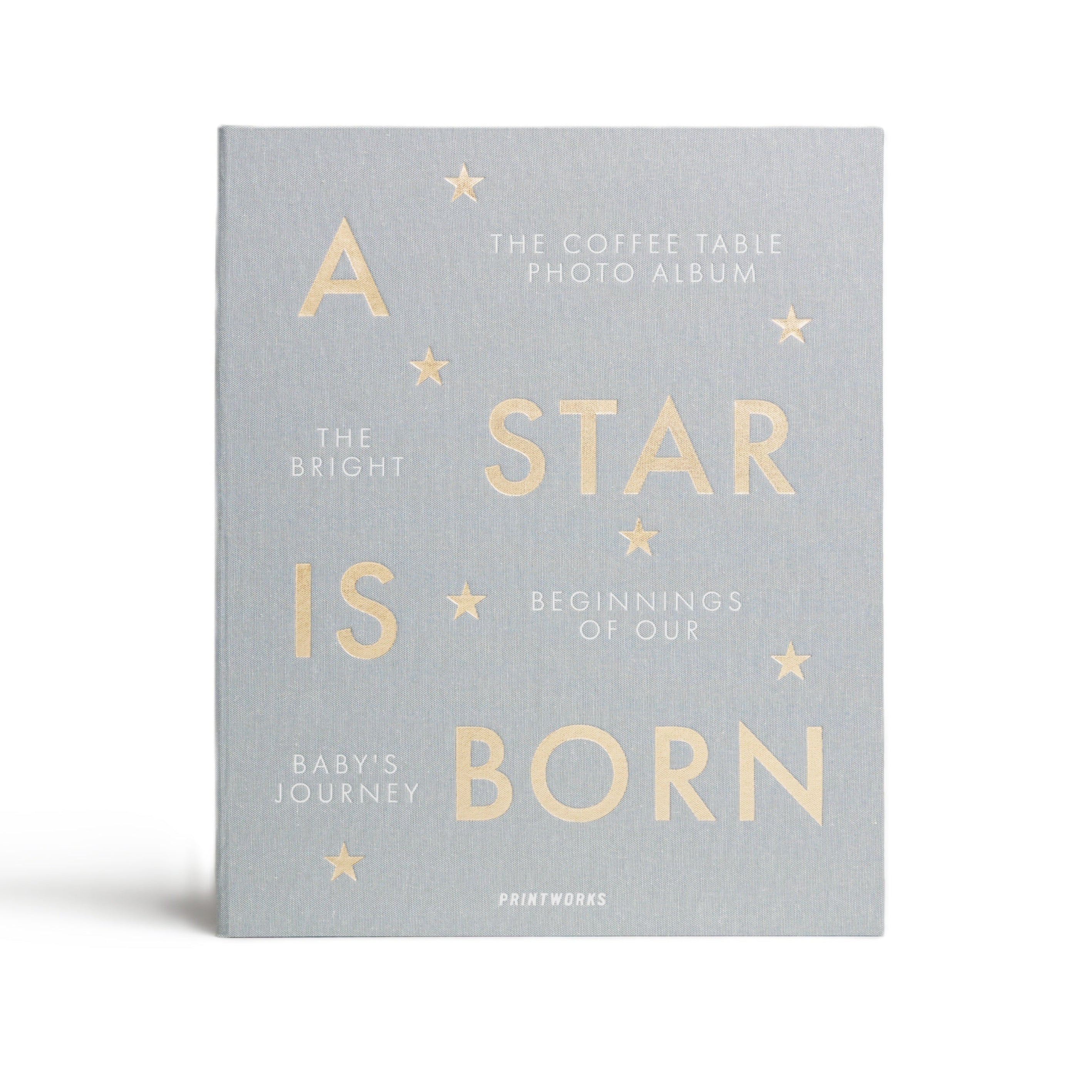 Fotoalbum A STAR IS BORN grau mit Gold