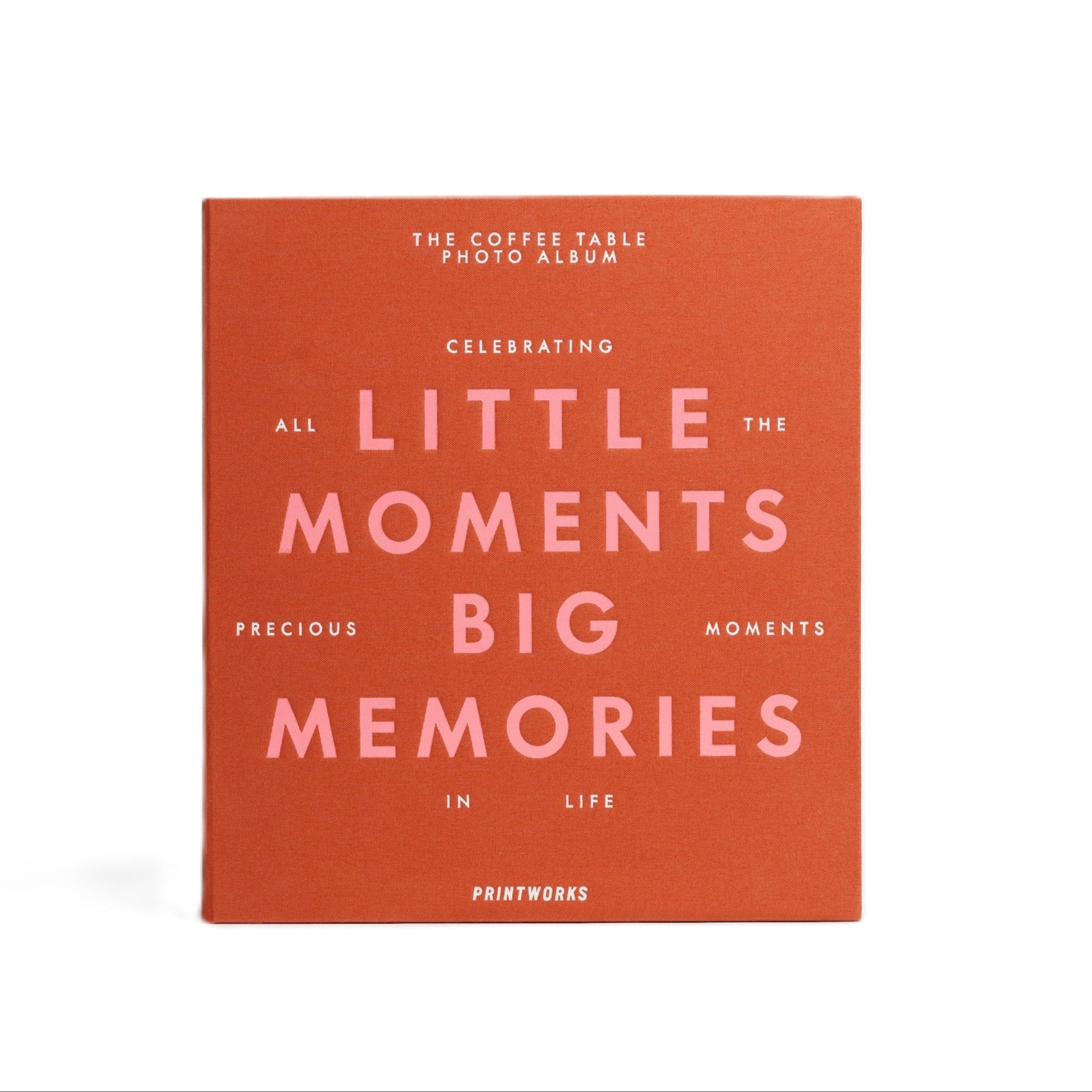 Fotoalbum LITTLE MOMENTS BIG MEMORIES orange
