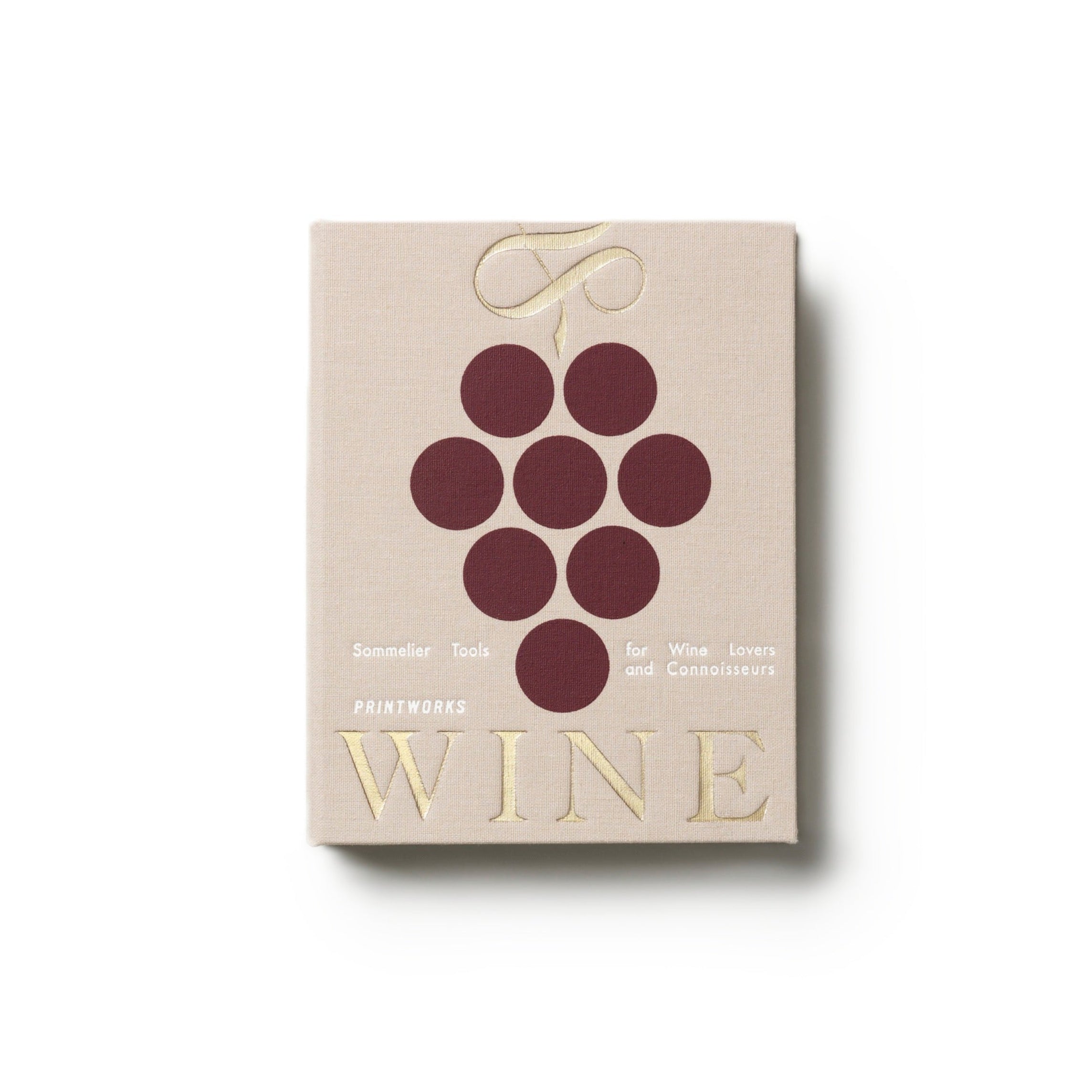 Weinaccessoires-Set THE ESSENTIALS beige mit bordeauxfarbenen Akzenten